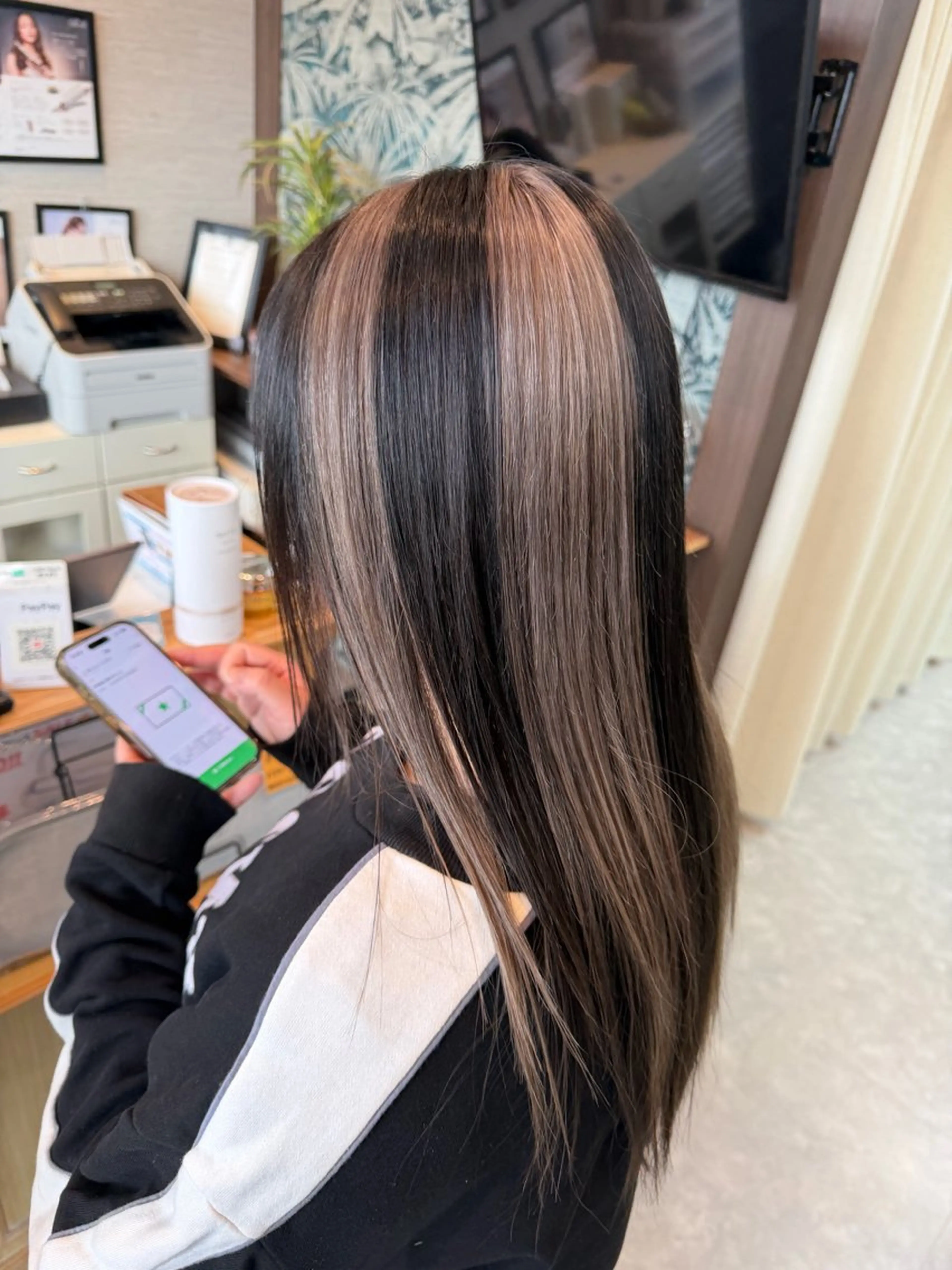 ロング カラー カット ヘアカラー トリートメント 吉田 剛のヘアスタイル