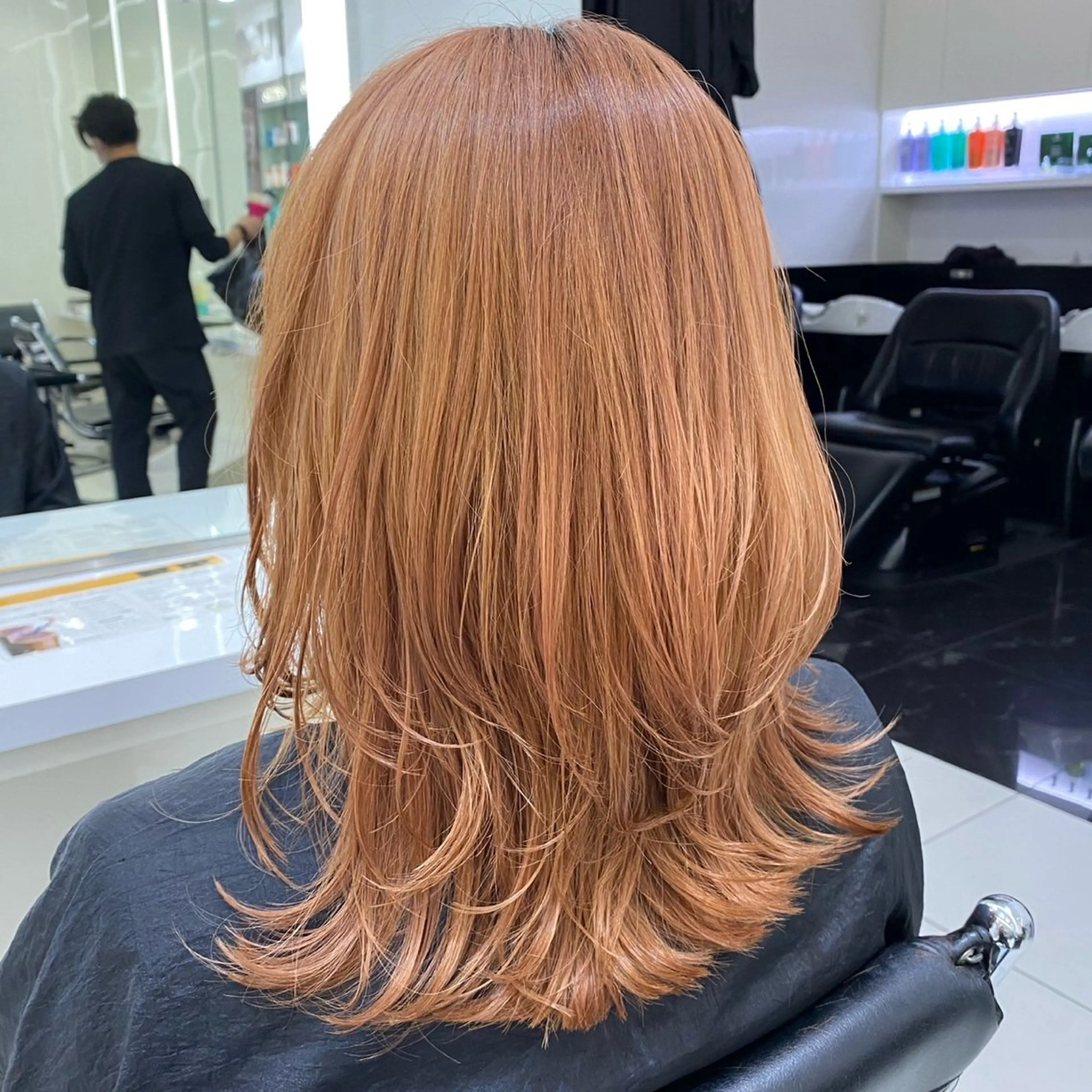 ミディアム ミディアムレイヤー レイヤーカット 無料カットモデル募集 /　 Juanのヘアスタイル