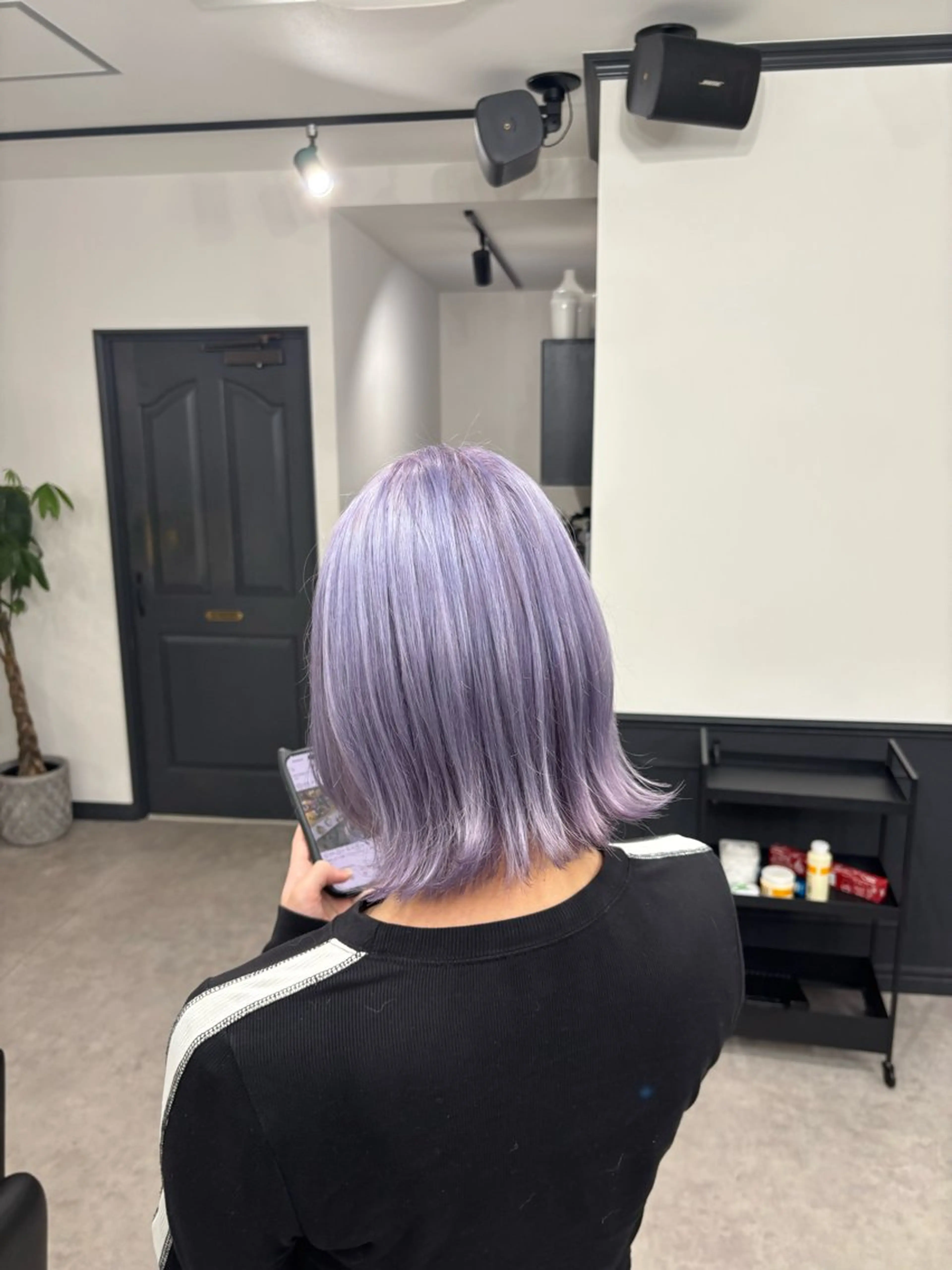 カラー ブリーチ 長谷川 さくらのヘアスタイル