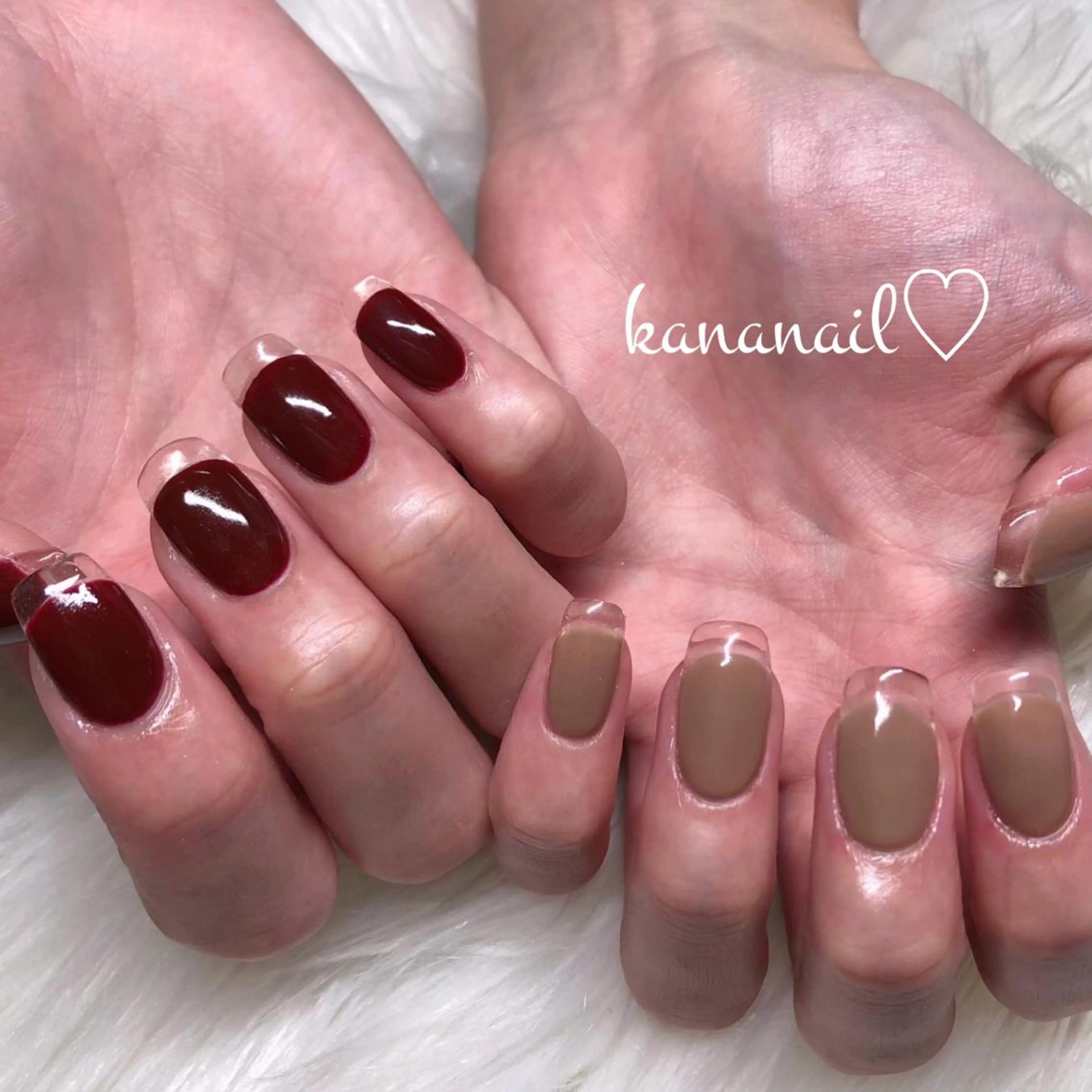 💅先端クリアフレンチ💅10本（クリア部分は5㎜前後）／オフ込みの写真