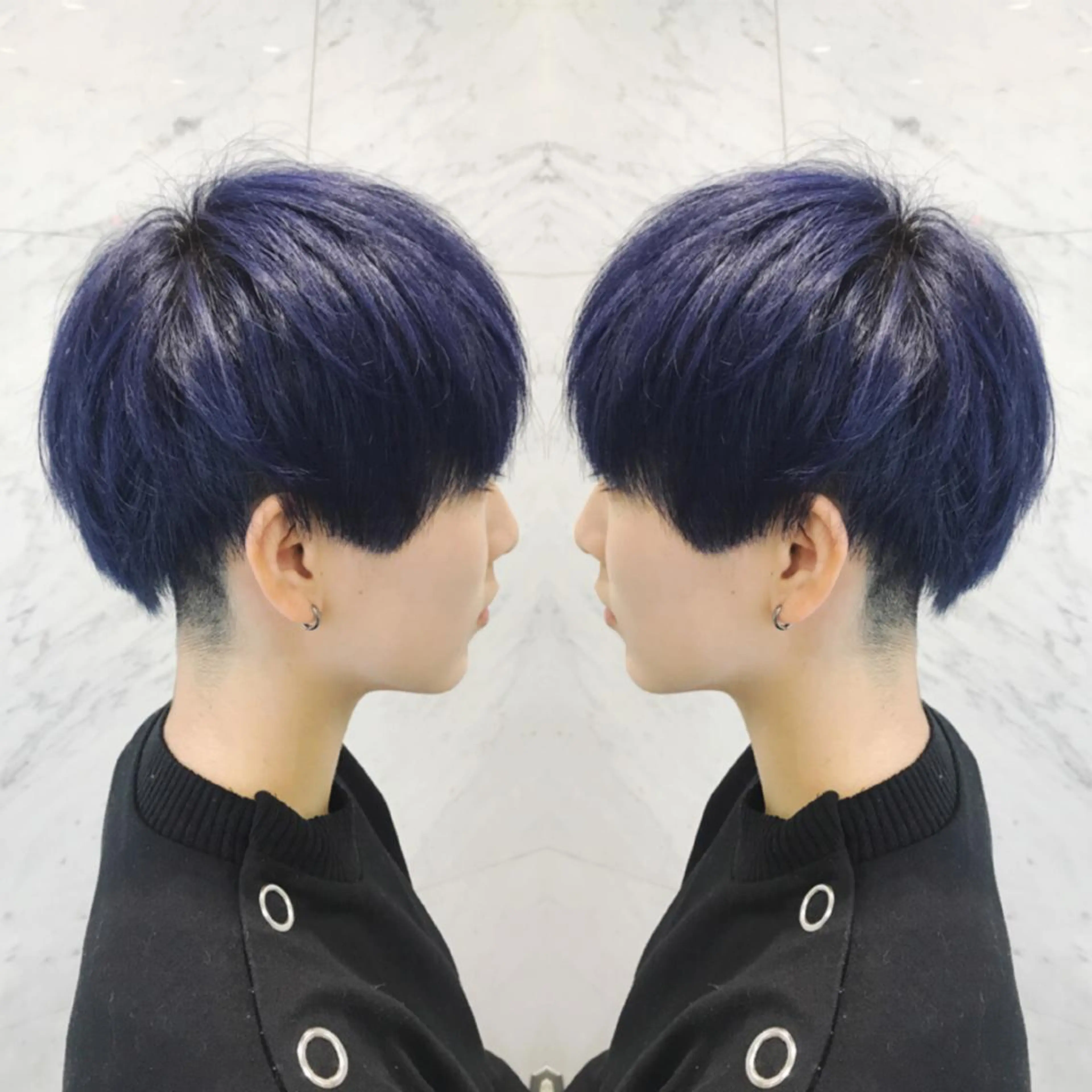 ショート カラー カット ヘアカラー トリートメント 重政 和樹のヘアスタイル