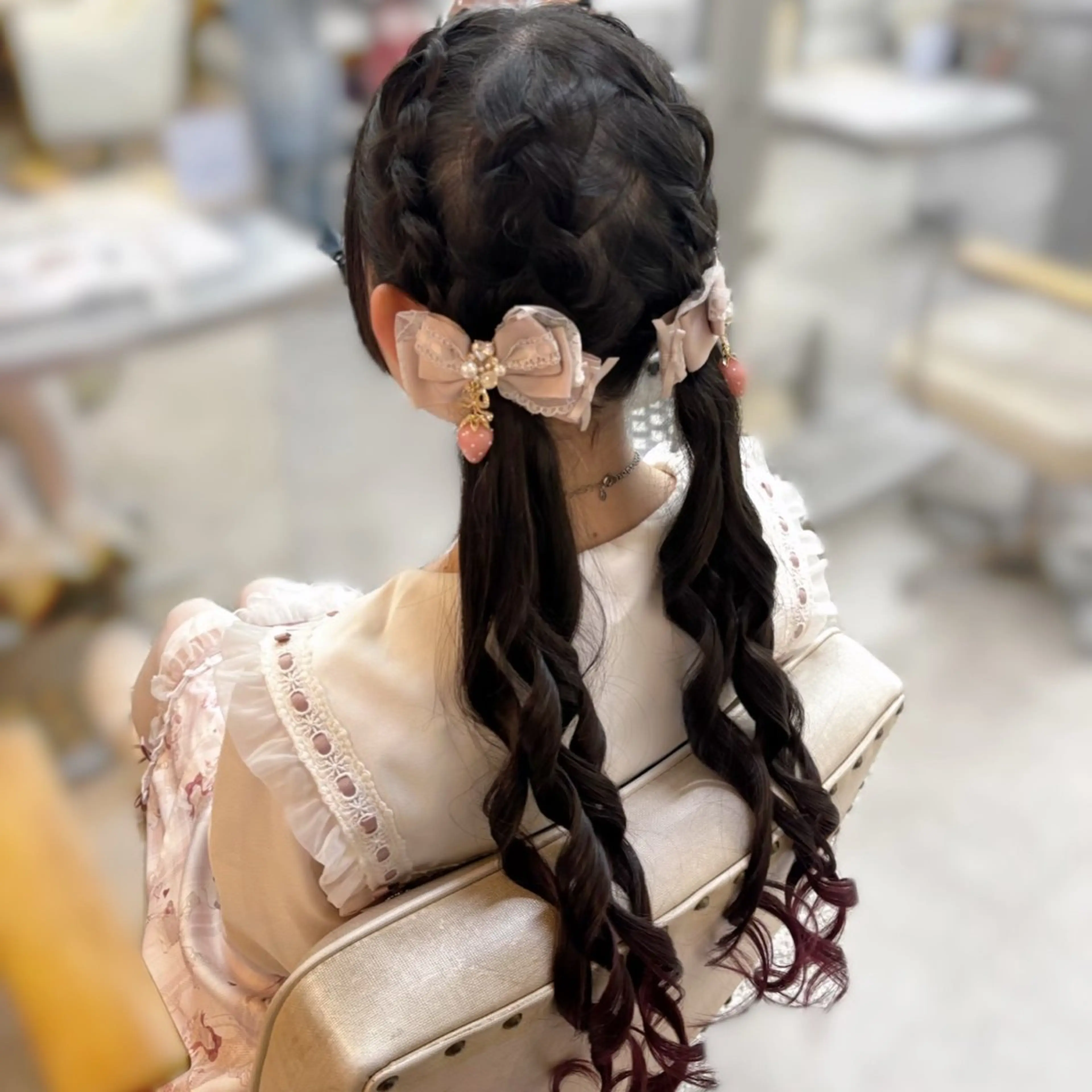 ロング ツインテール ボブ ロング さくら 🌸エクステのヘアスタイル