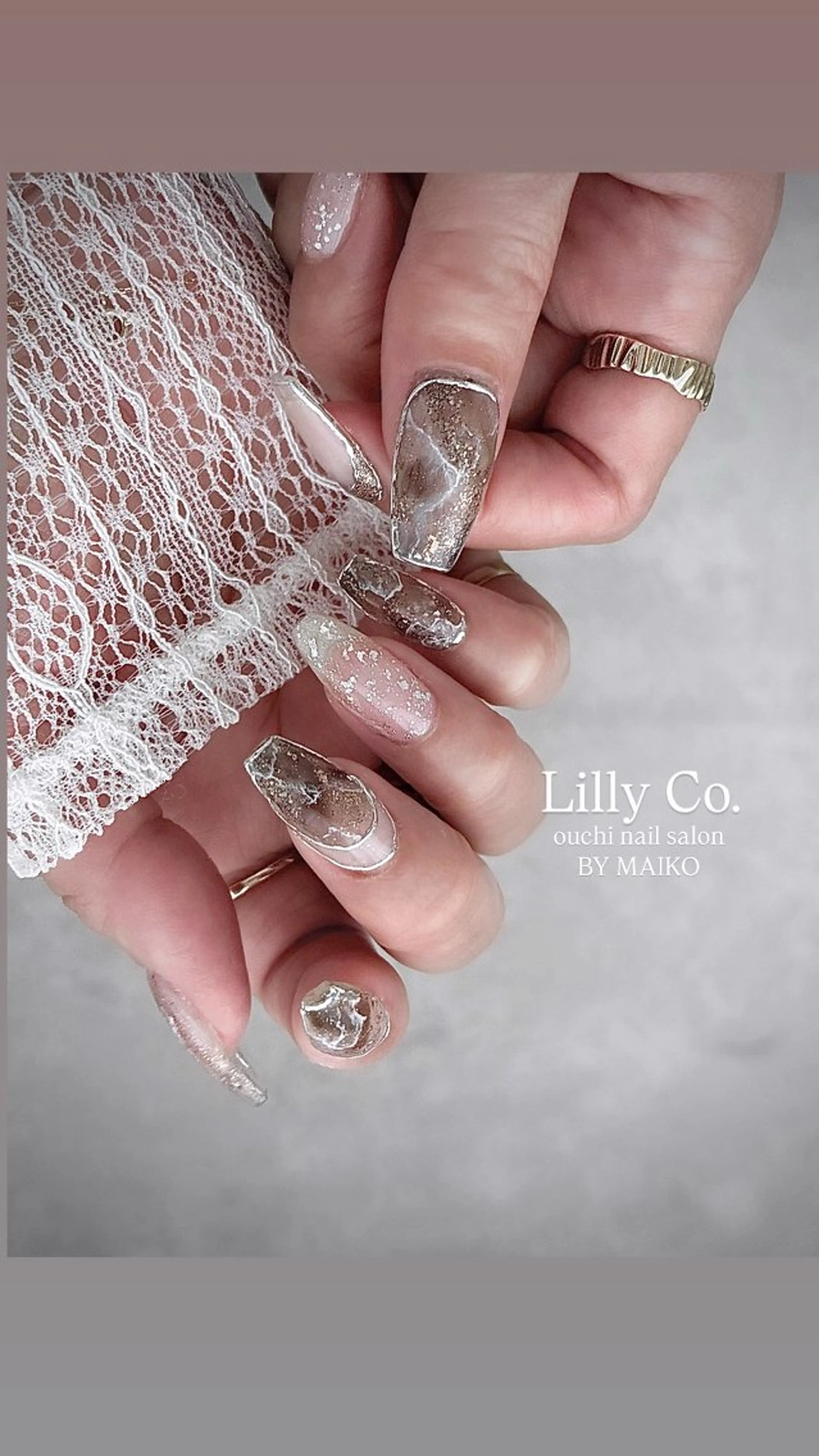 ネイル アートネイル ハンドネイル ハンドケア Lilly Co.のネイルデザイン