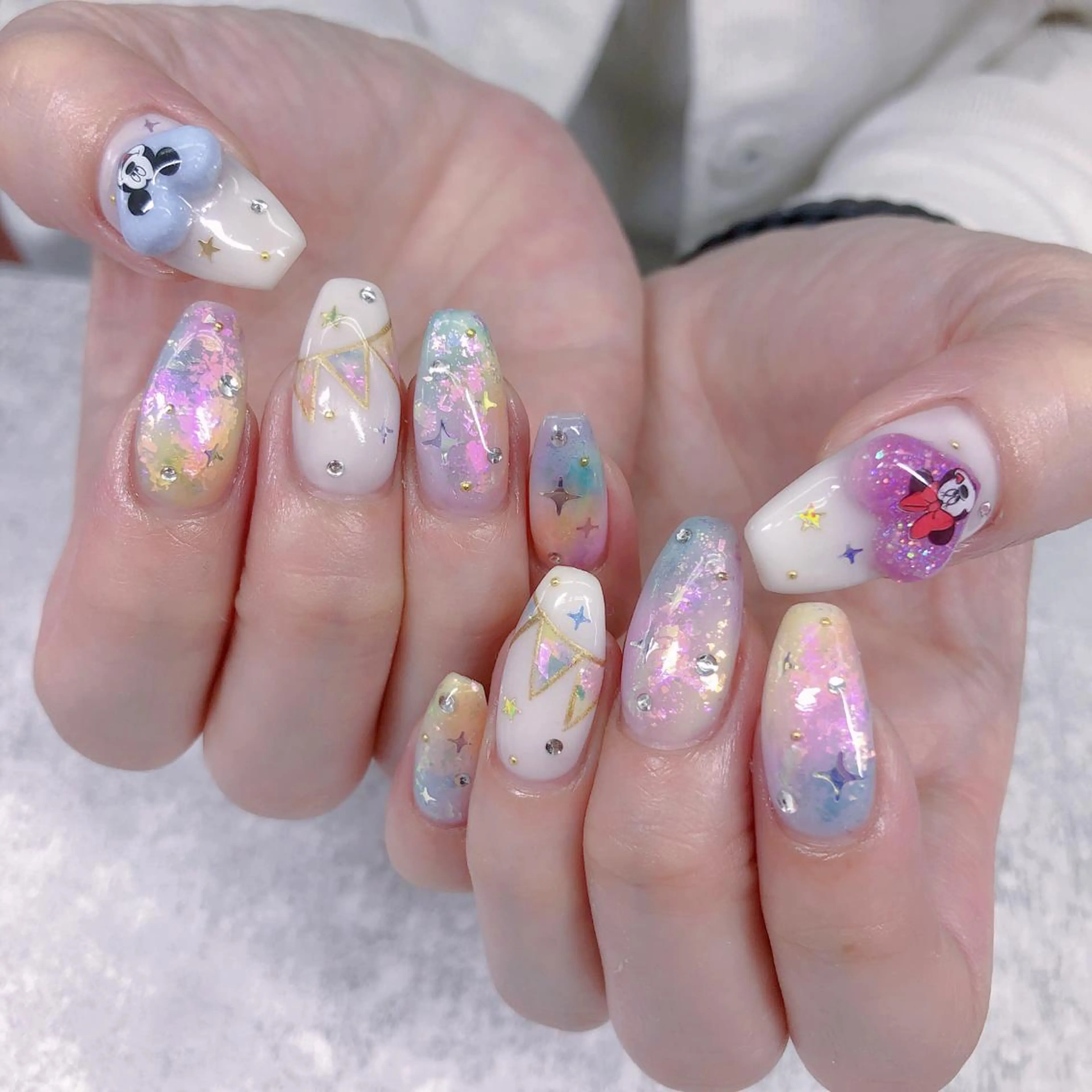 ネイル ハート ハンドネイル フットネイル ナナイチゼロ I.Naoのネイルデザイン