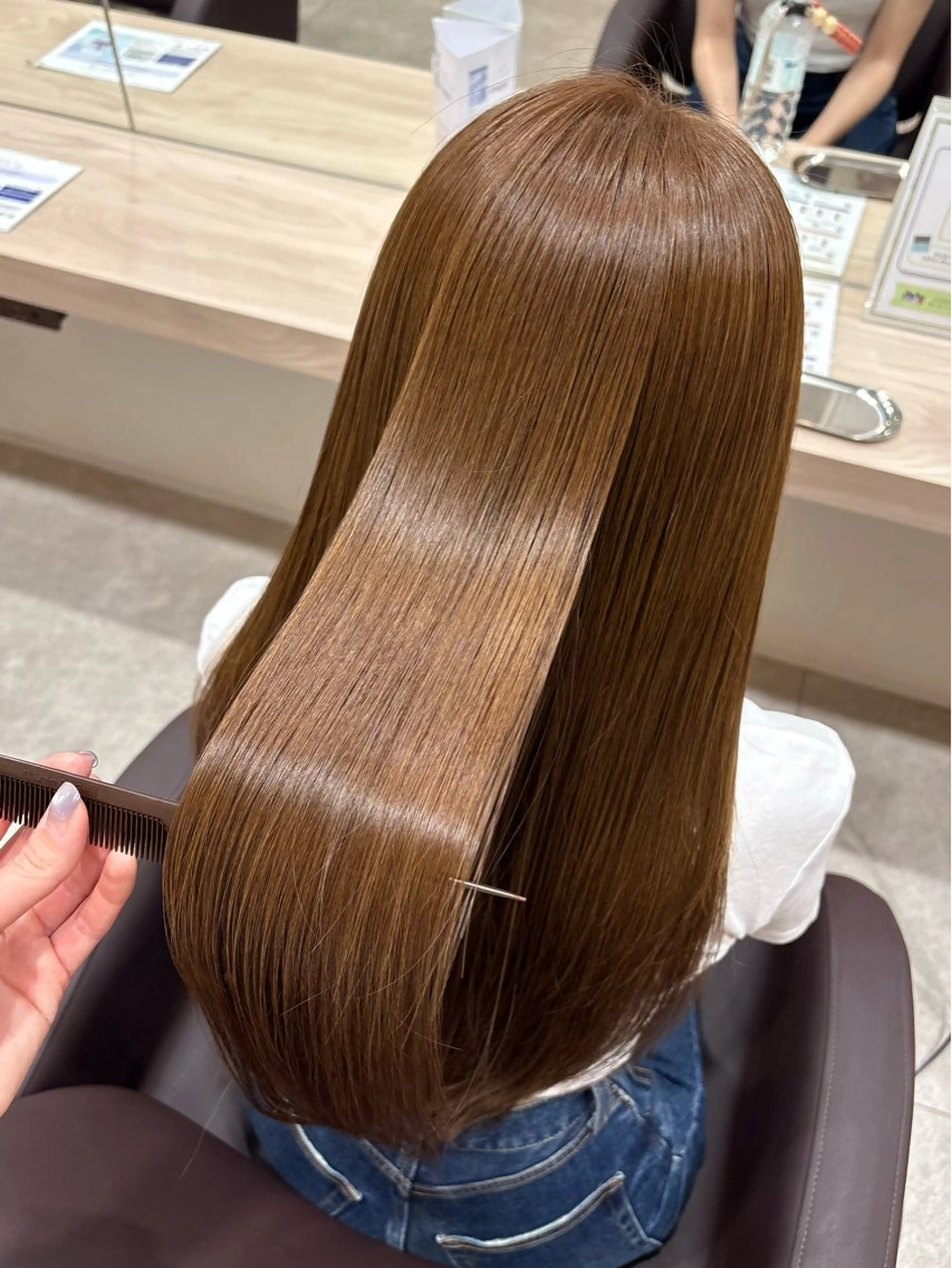 ロング カラー ブリーチ ダブルカラー ブリーチなしカラー カット ヘアカラー 艶カラー/レイヤー /atsumi🪷のヘアスタイル