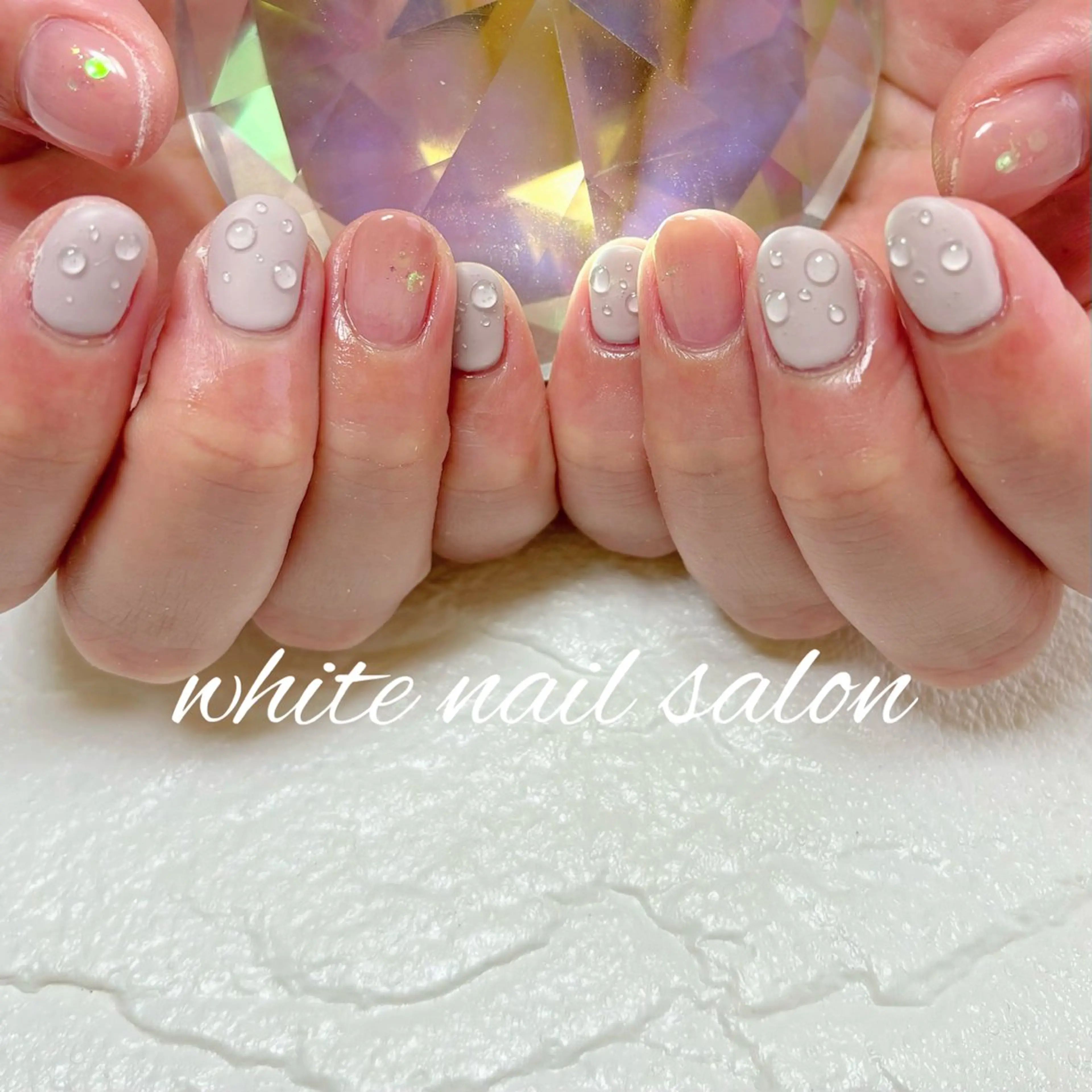 ネイル ホワイト ハンドネイル white nail salonのネイルデザイン