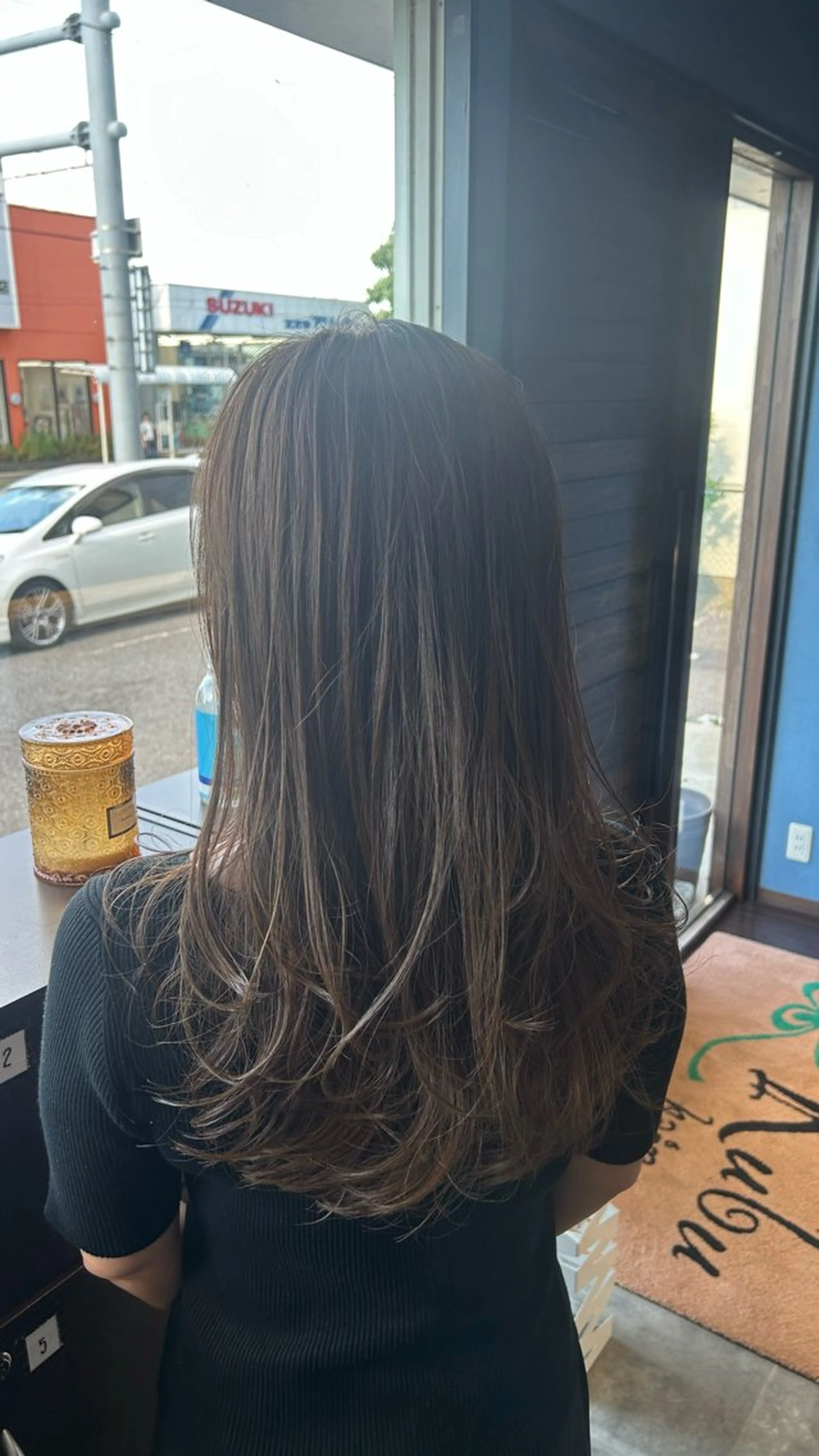 ロング レイヤーカット ロング カット ヘアカラー 🍑Kubu🍀 Momo🍑のヘアスタイル