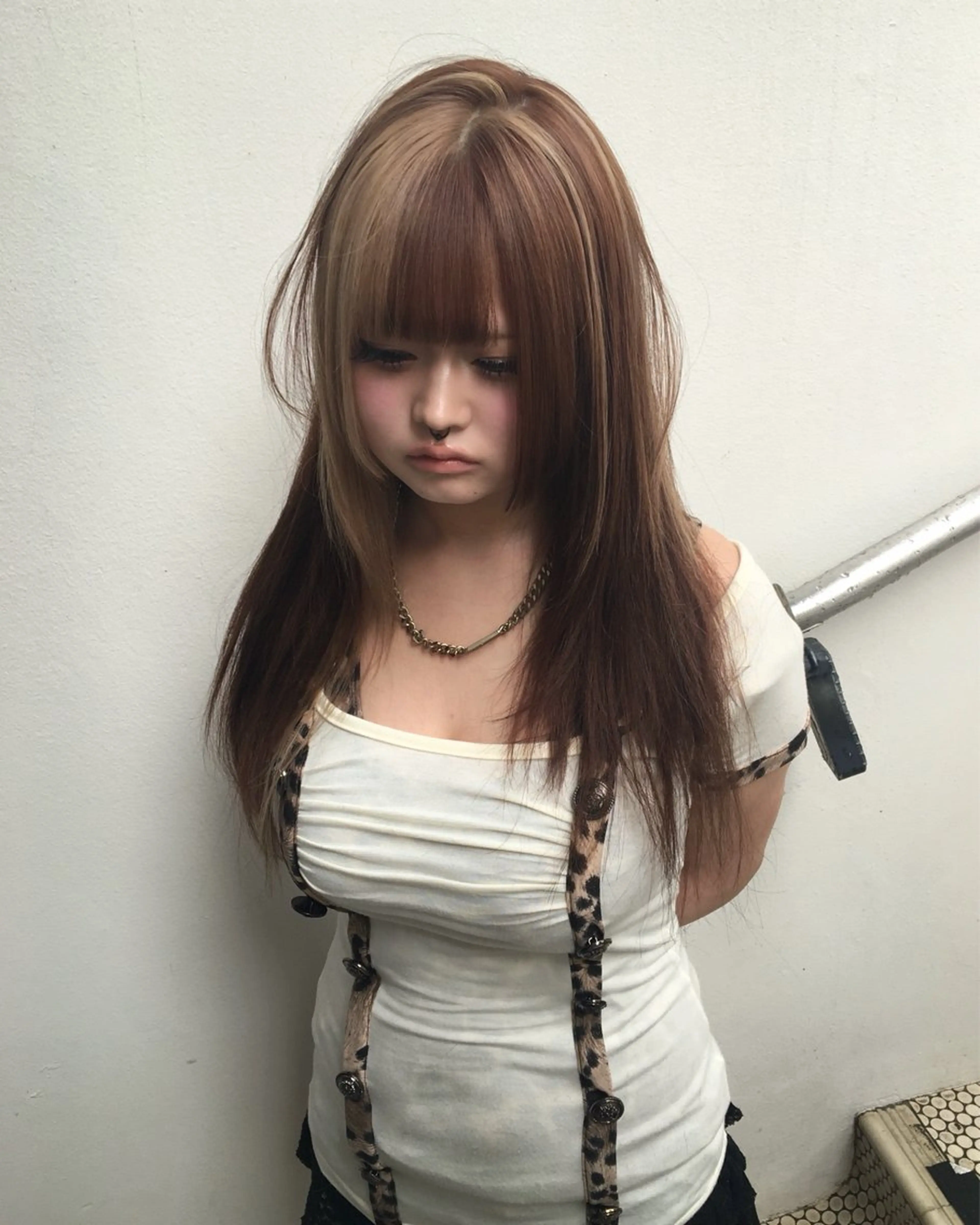 ロング Hanaka🐈‍⬛ 海外×ニュアンスのヘアスタイル