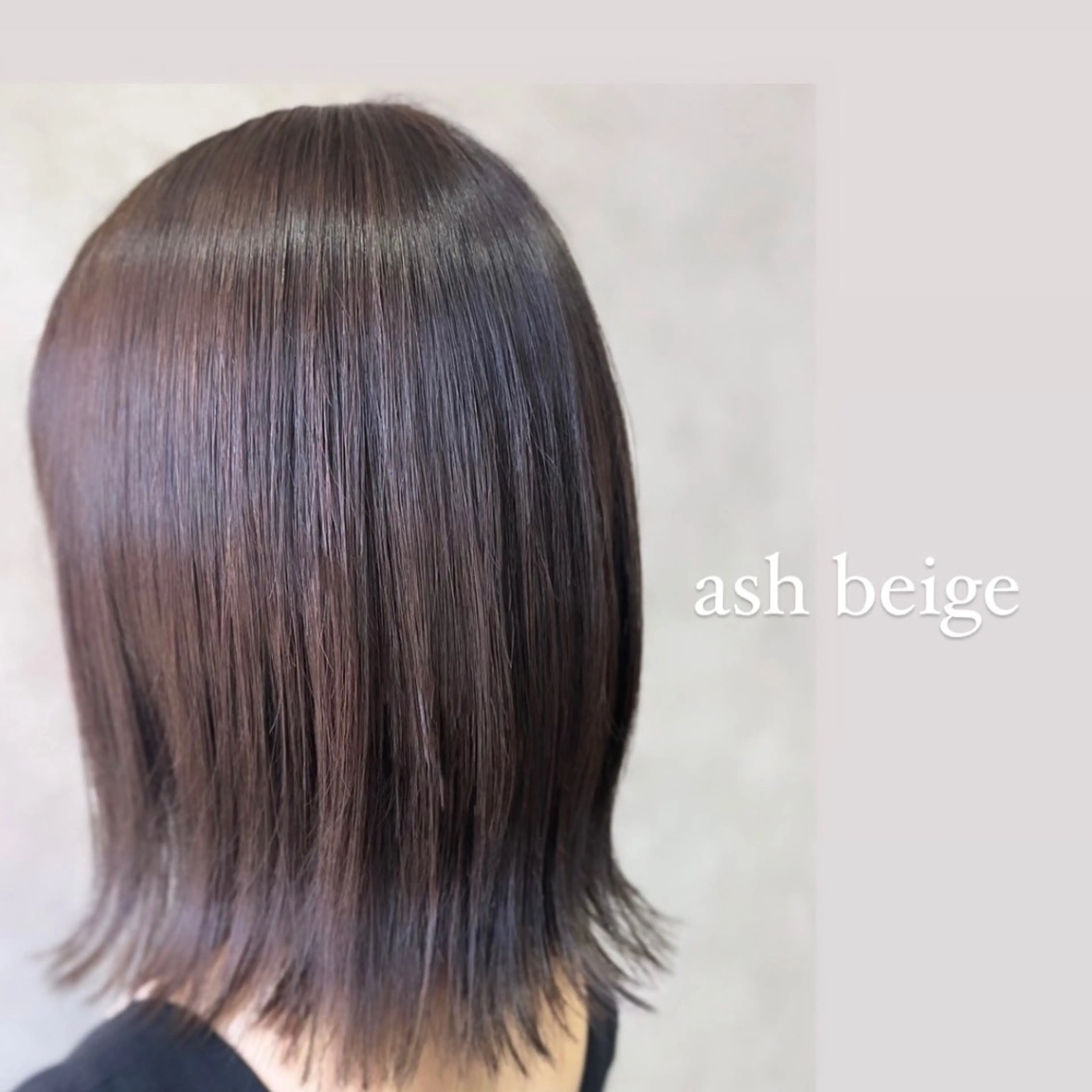 ミディアム カラー アッシュ ベージュカラー 🩵MAMI🩵 【enx鶴ヶ峰店】のヘアスタイル