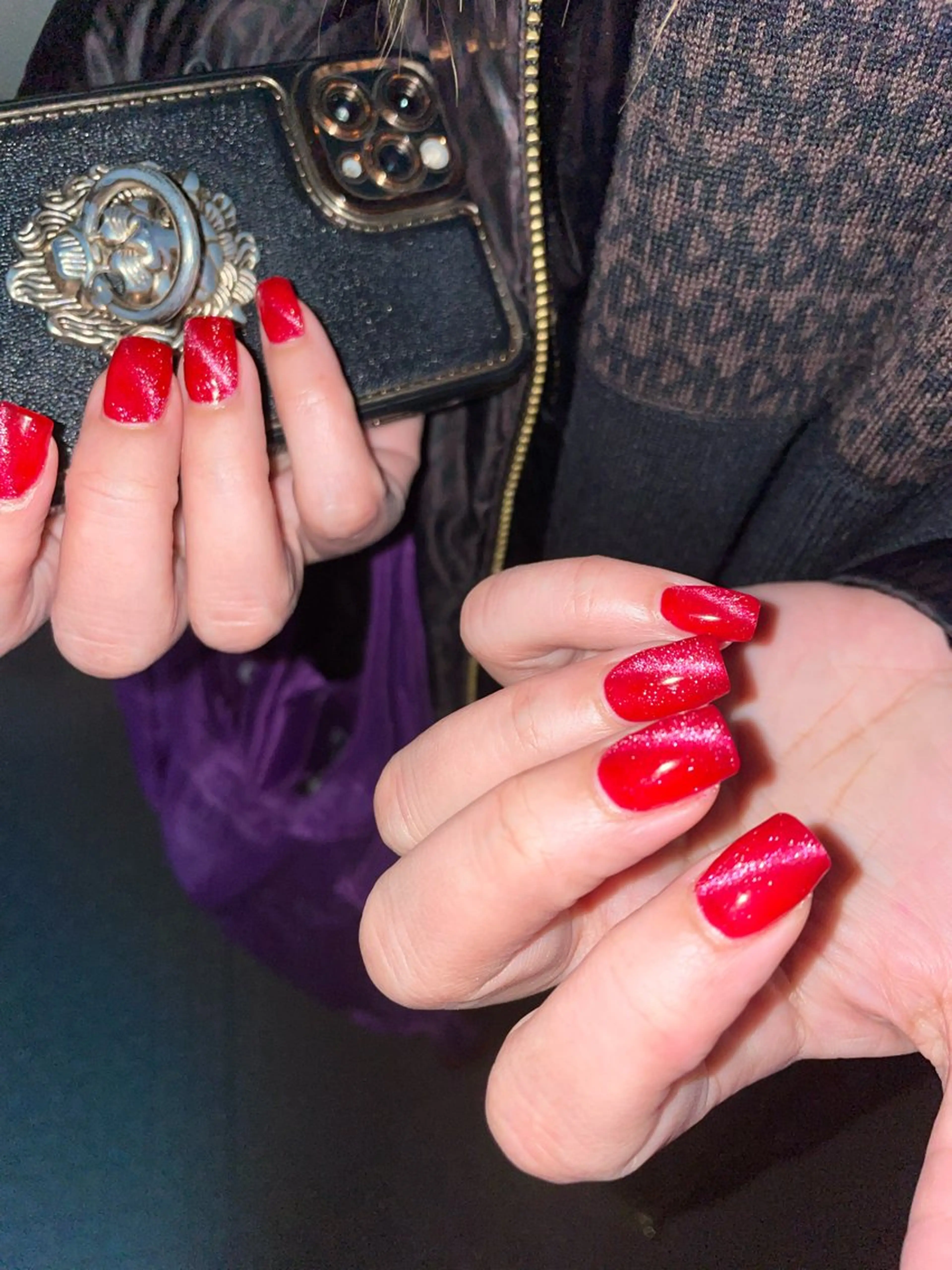 ネイル マグネットネイル ハンドネイル ulu🌼 nanaのネイルデザイン