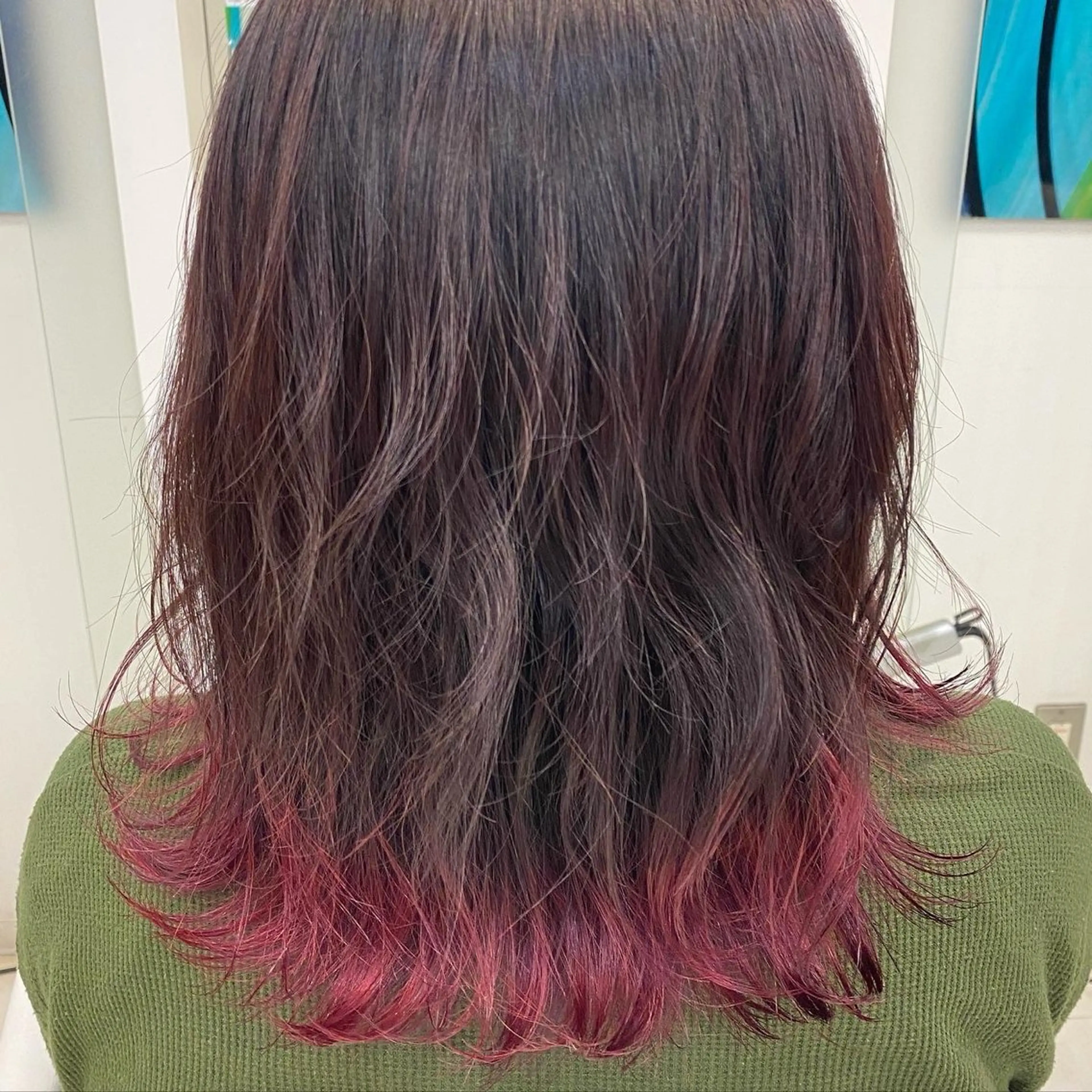 ミディアム 野沢 碧のヘアスタイル