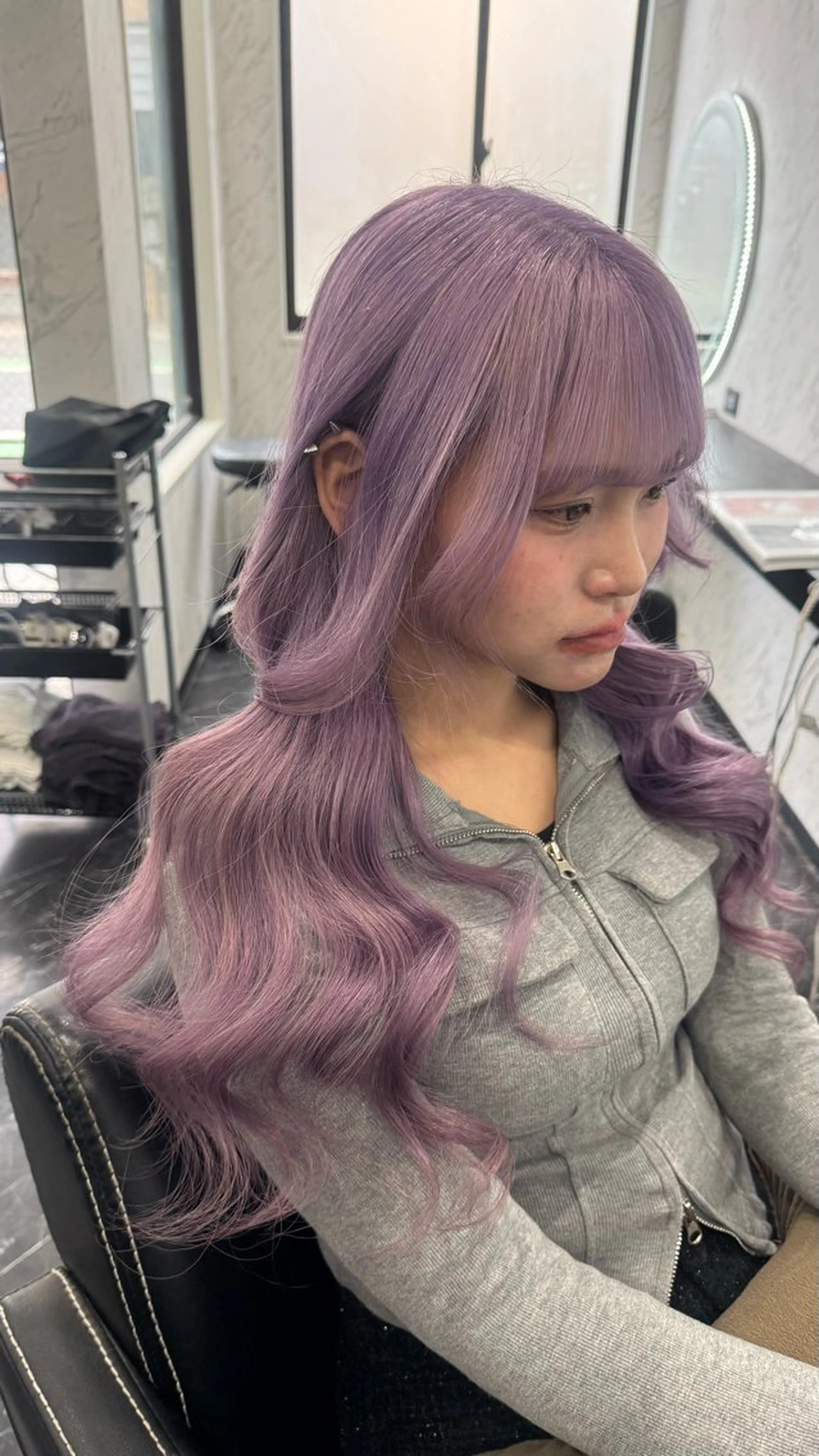 ロング カラー ヘアカラー LOHAS 優来（ユラ）のヘアスタイル
