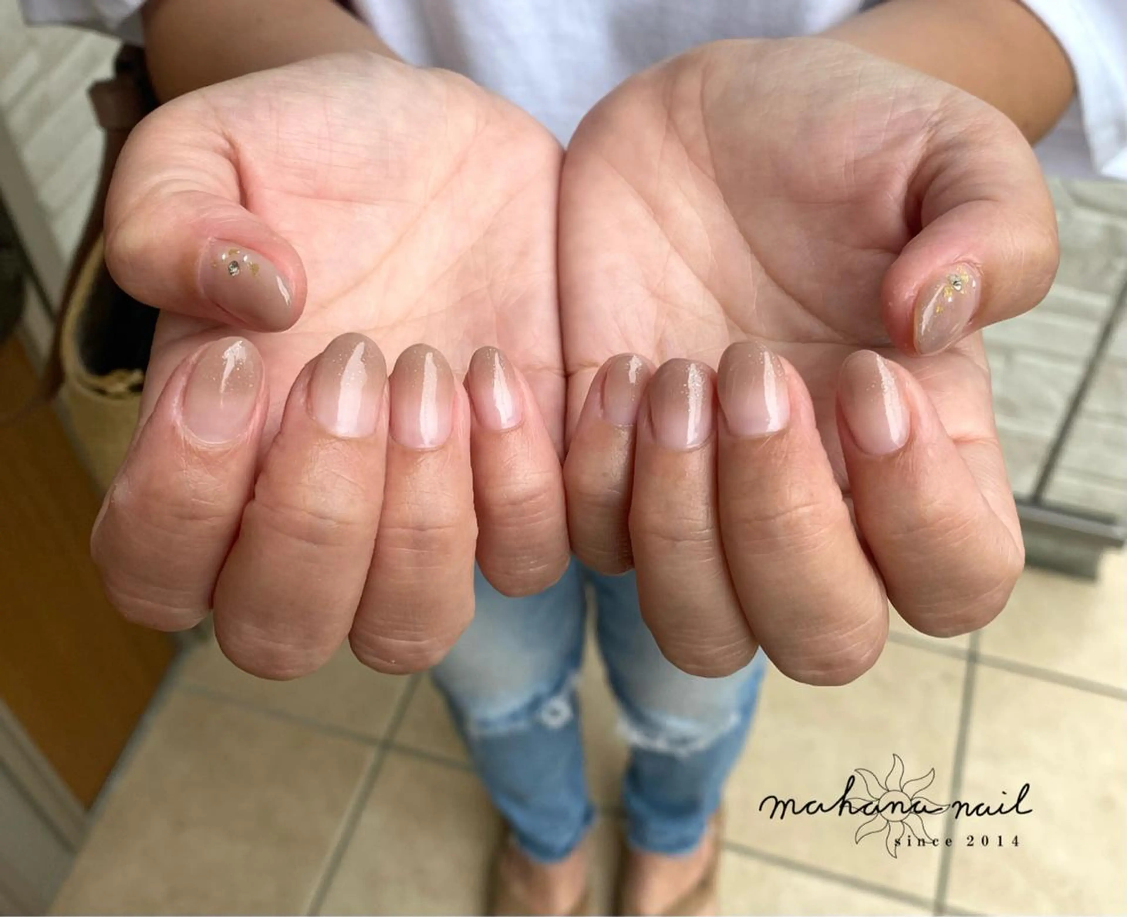 ネイル グラデーション mahana nailのネイルデザイン