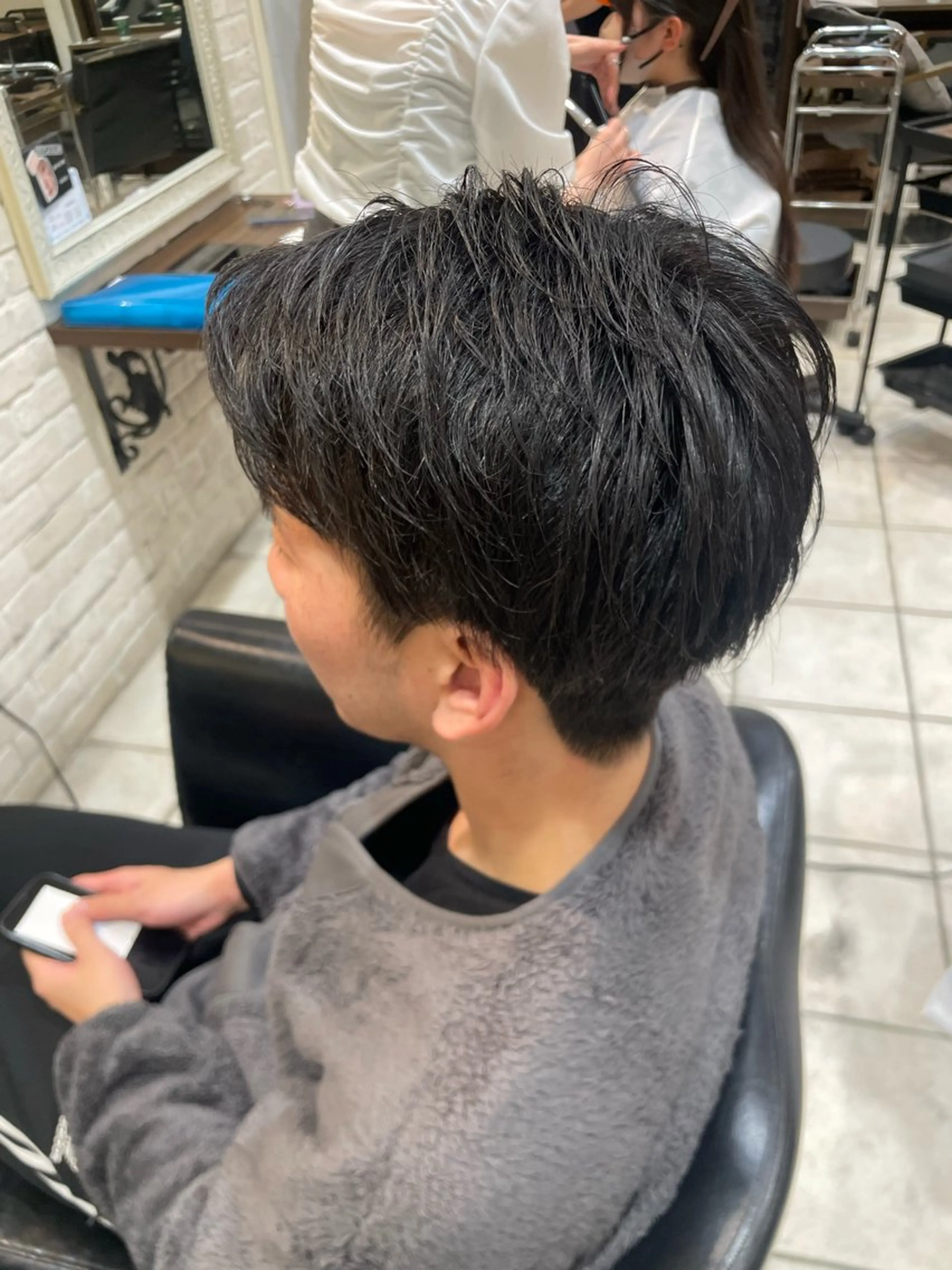 メンズ 🩵RIKO🩵 透明感カラー🫧のヘアスタイル