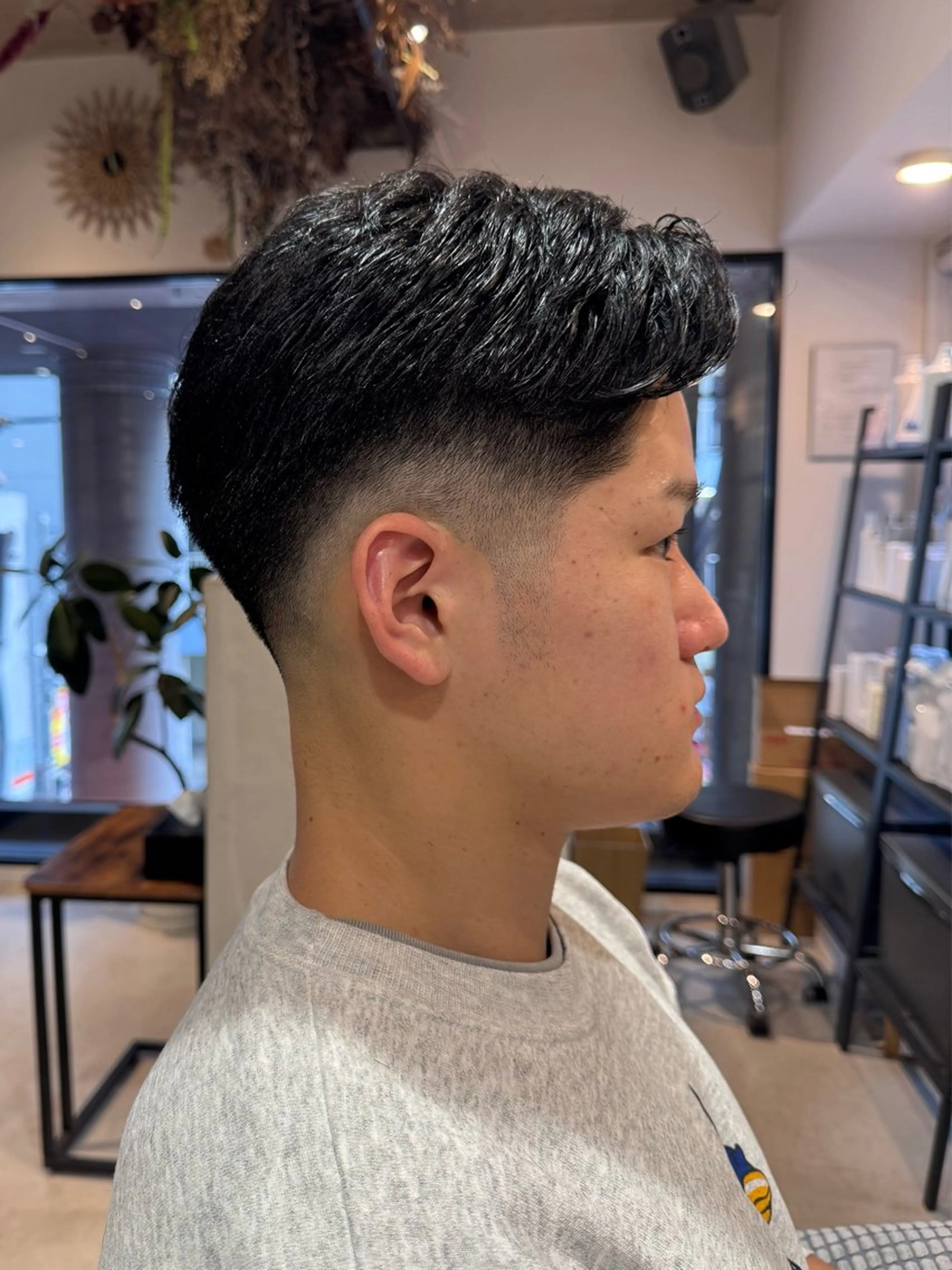 メンズ フェードカット カット saki/メンズパー マ・デザインカラーのヘアスタイル