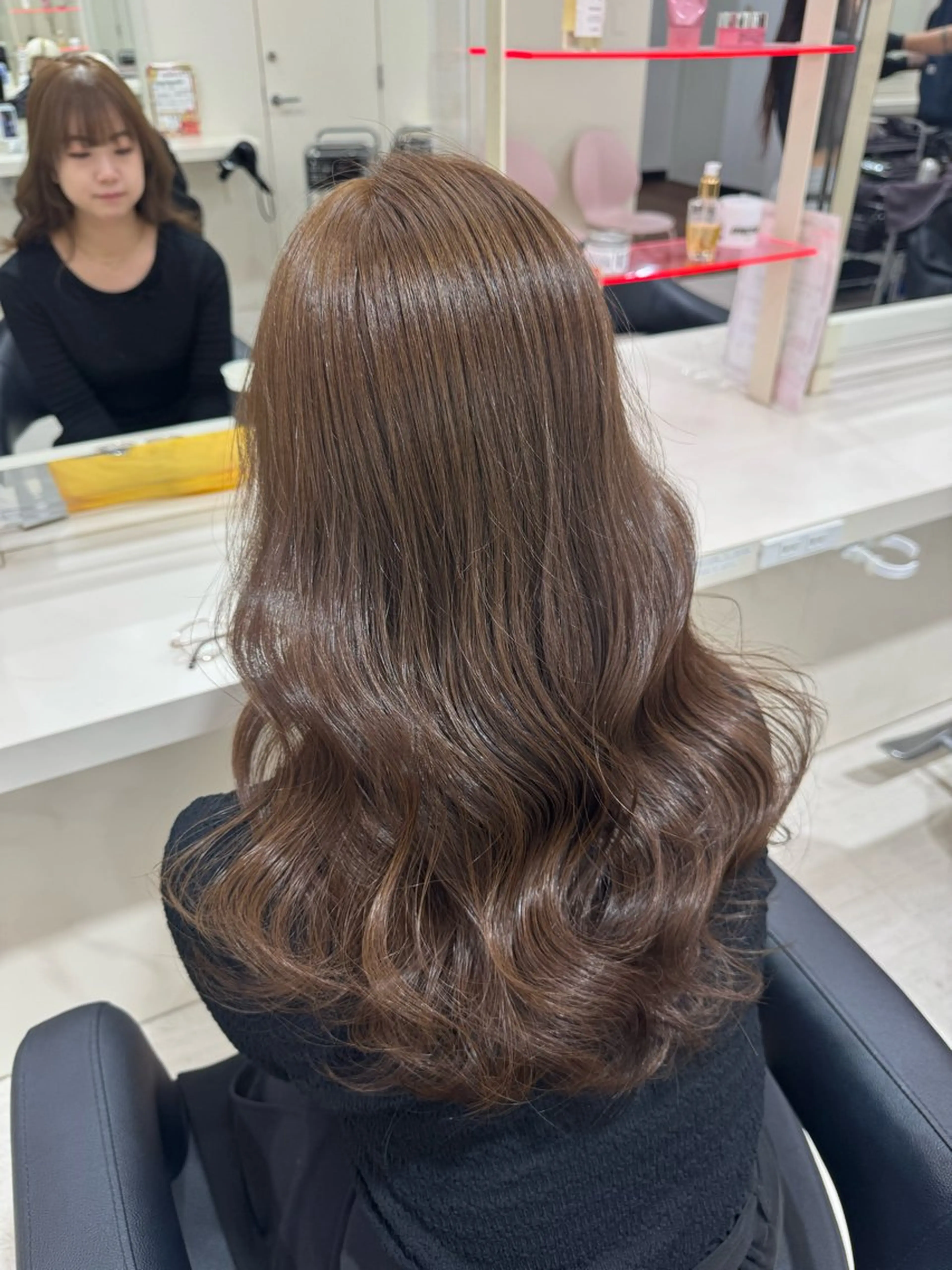 ロング カラー 🤍韓国大人っぽ ベージュMAI🤍のヘアスタイル