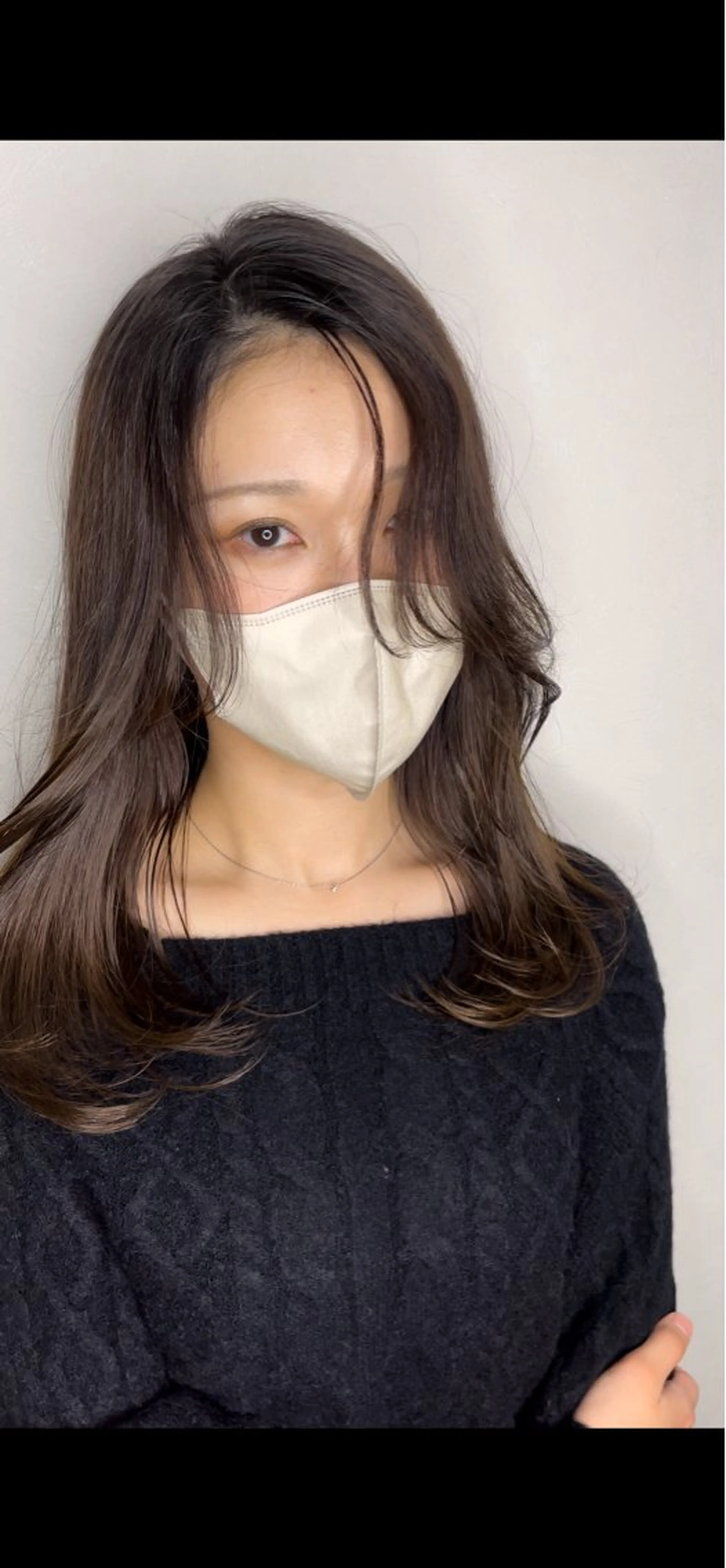 セミロング 剣持友希/ifh iizuka/高崎のヘアスタイル