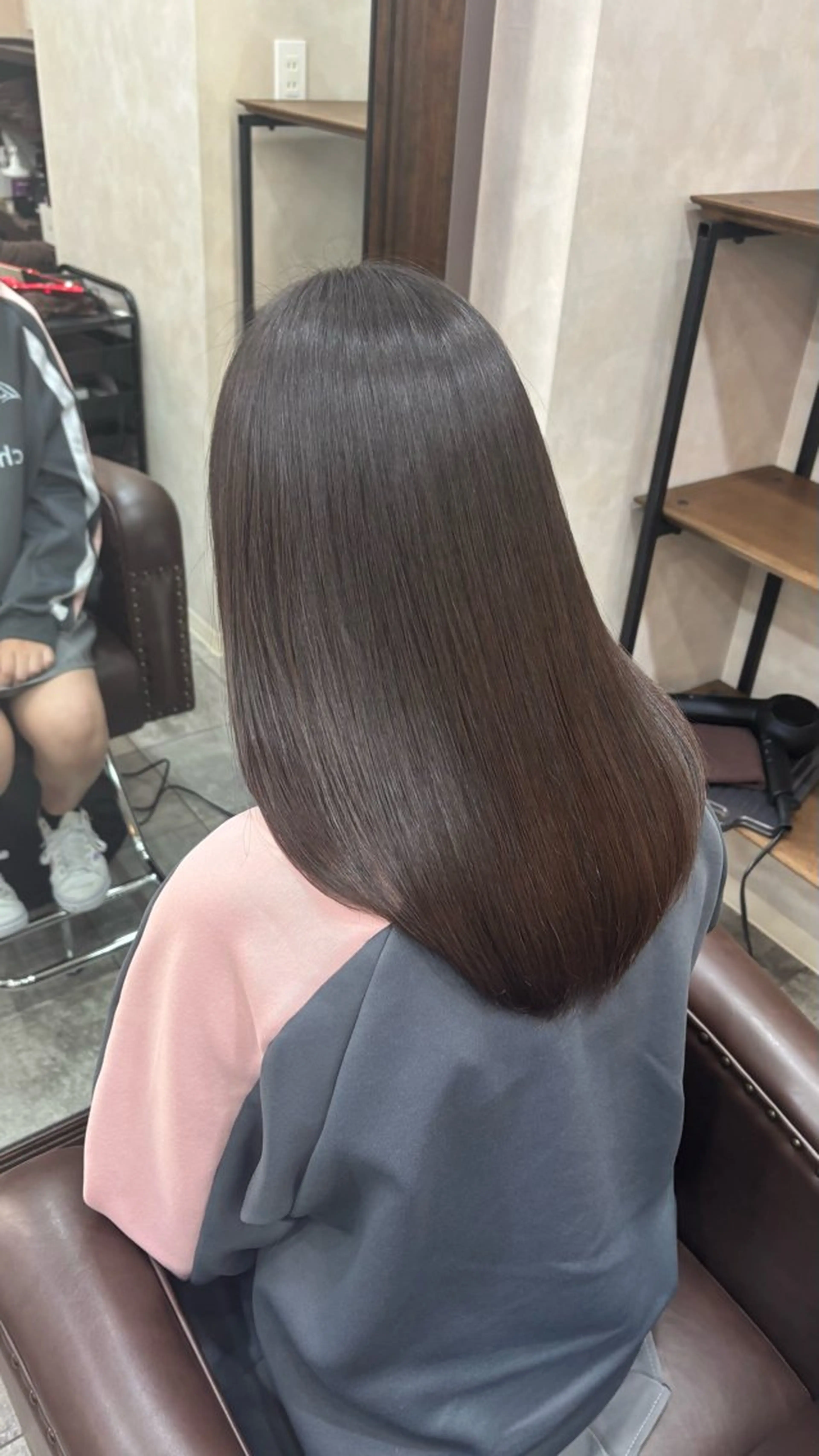 セミロング 髪質改善 ♡髪質改善ストレート 清水歩美♡のヘアスタイル