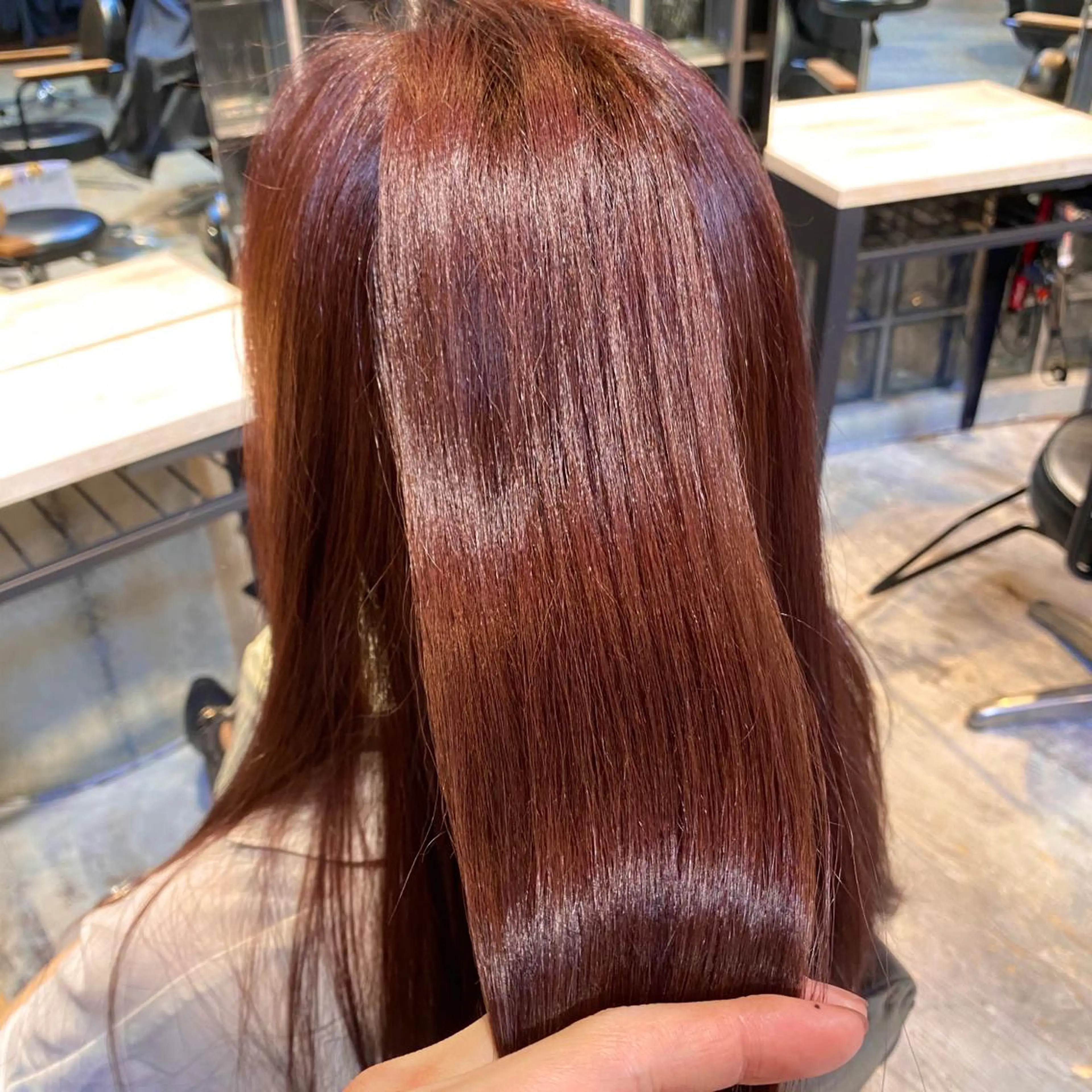 ロング トリートメント 籠倉 蓮のヘアスタイル