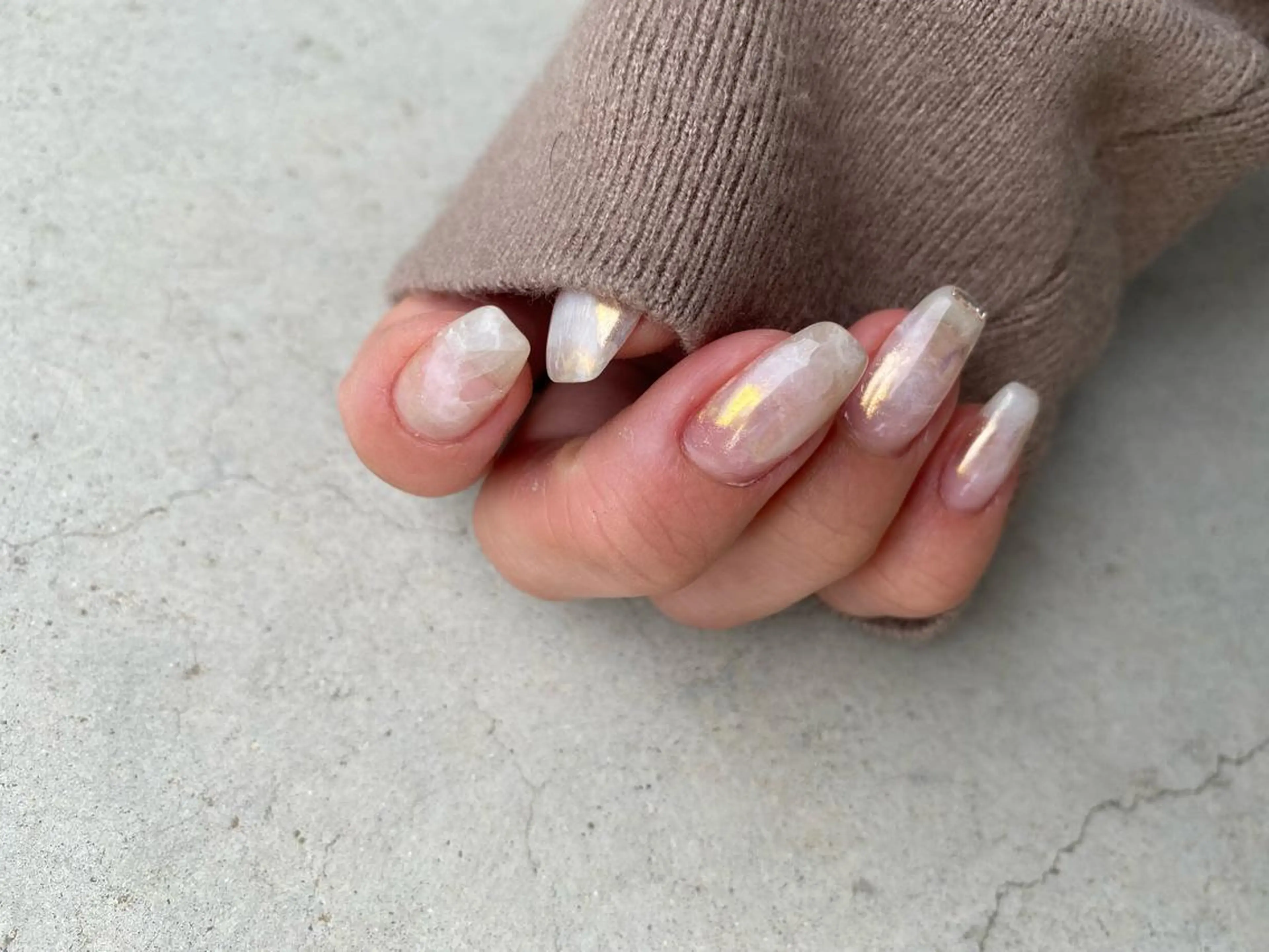 ネイル キラキラネイル ミラーネイル ハンドネイル nailsalon ∞ ﾐｶﾅﾙ ∞のネイルデザイン