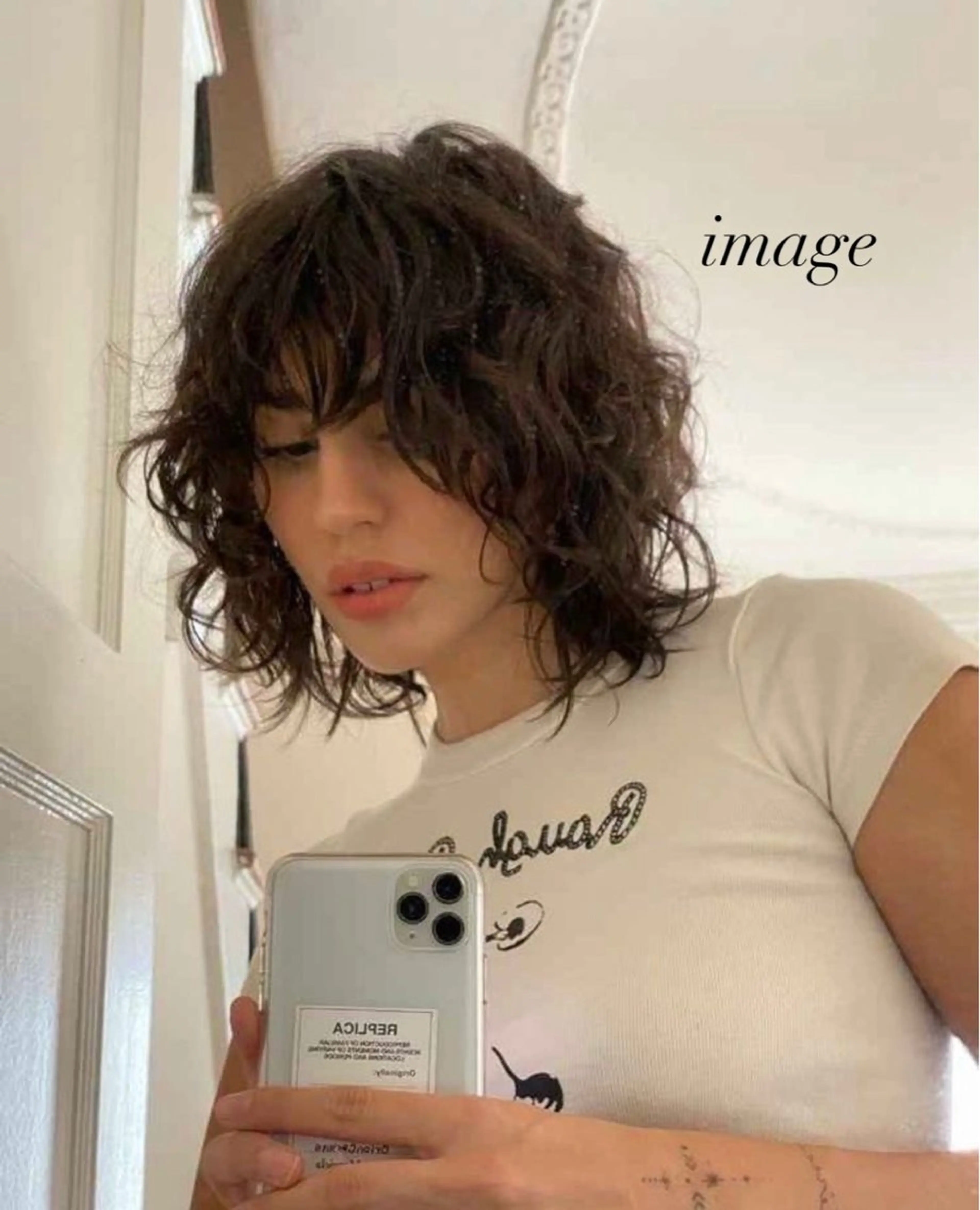 パーマ ボブ.顔周りカット カット/ユキカのヘアスタイル