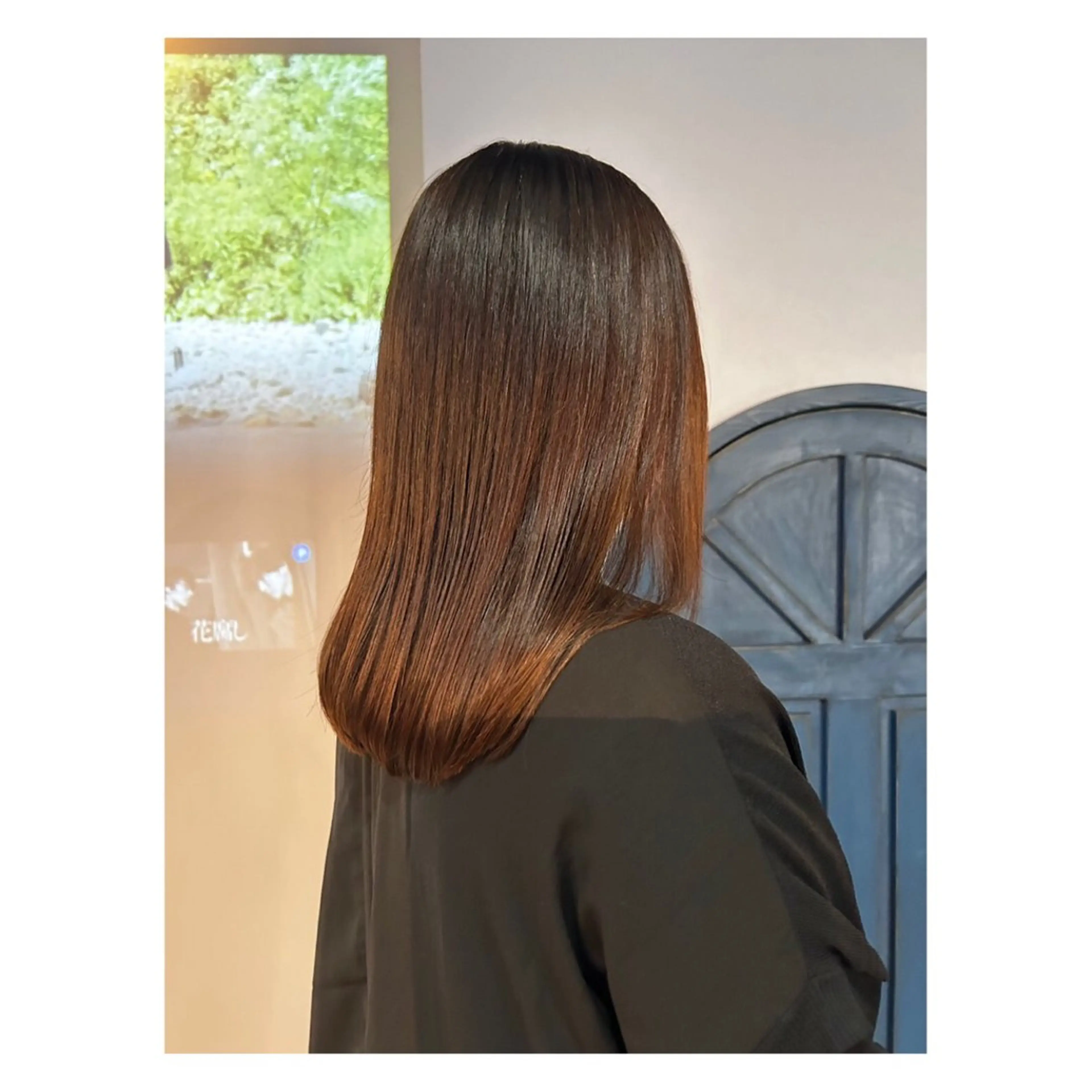 ロング 縮毛矯正 カット 縮毛矯正 トリートメント Mole  Me所属・中野 誠子のヘアスタイル