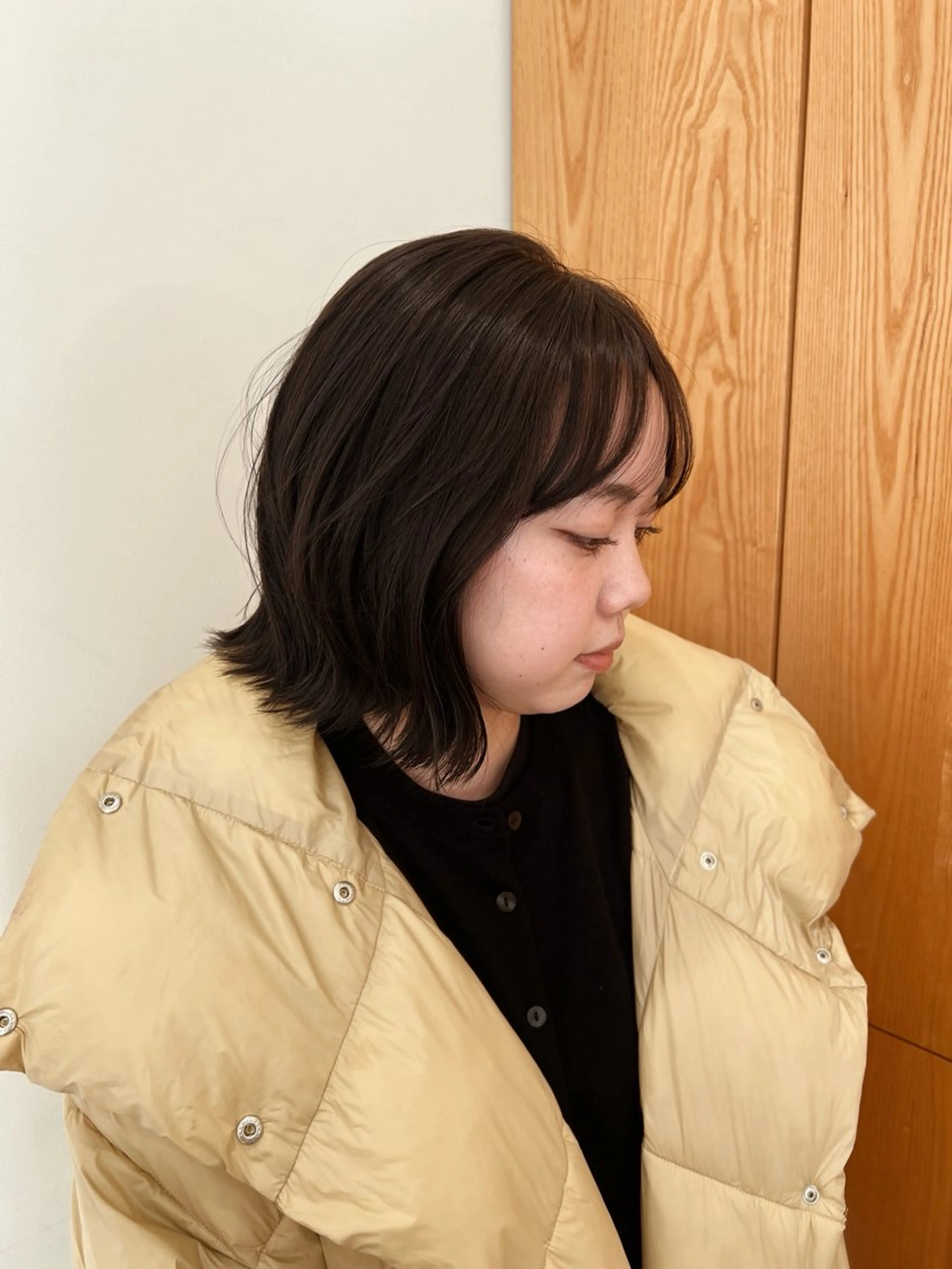 ミディアム 似合わせ/顔周り / レイヤーのヘアスタイル