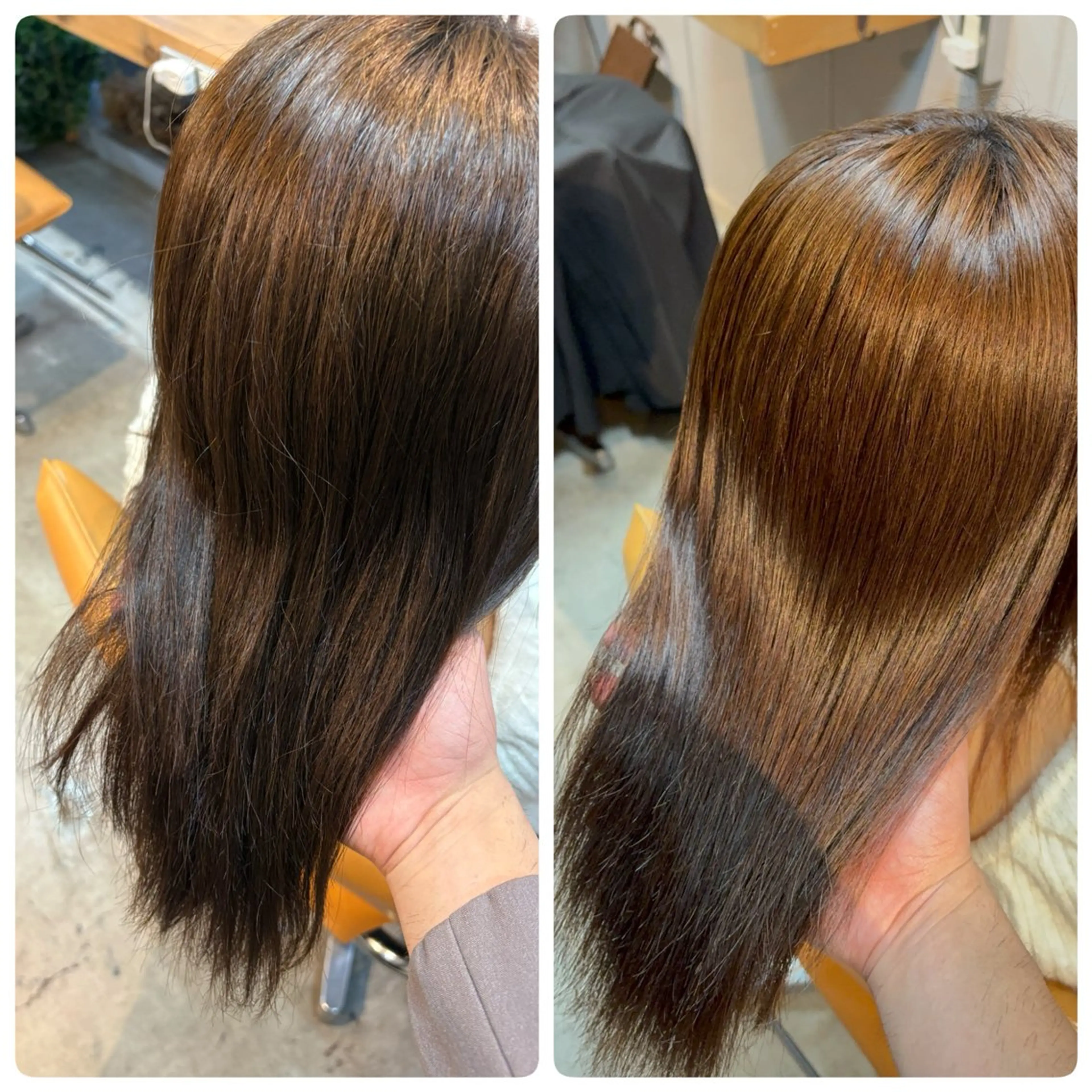 春の集中ケア🌸艶カラー＋水素トリートメントの写真