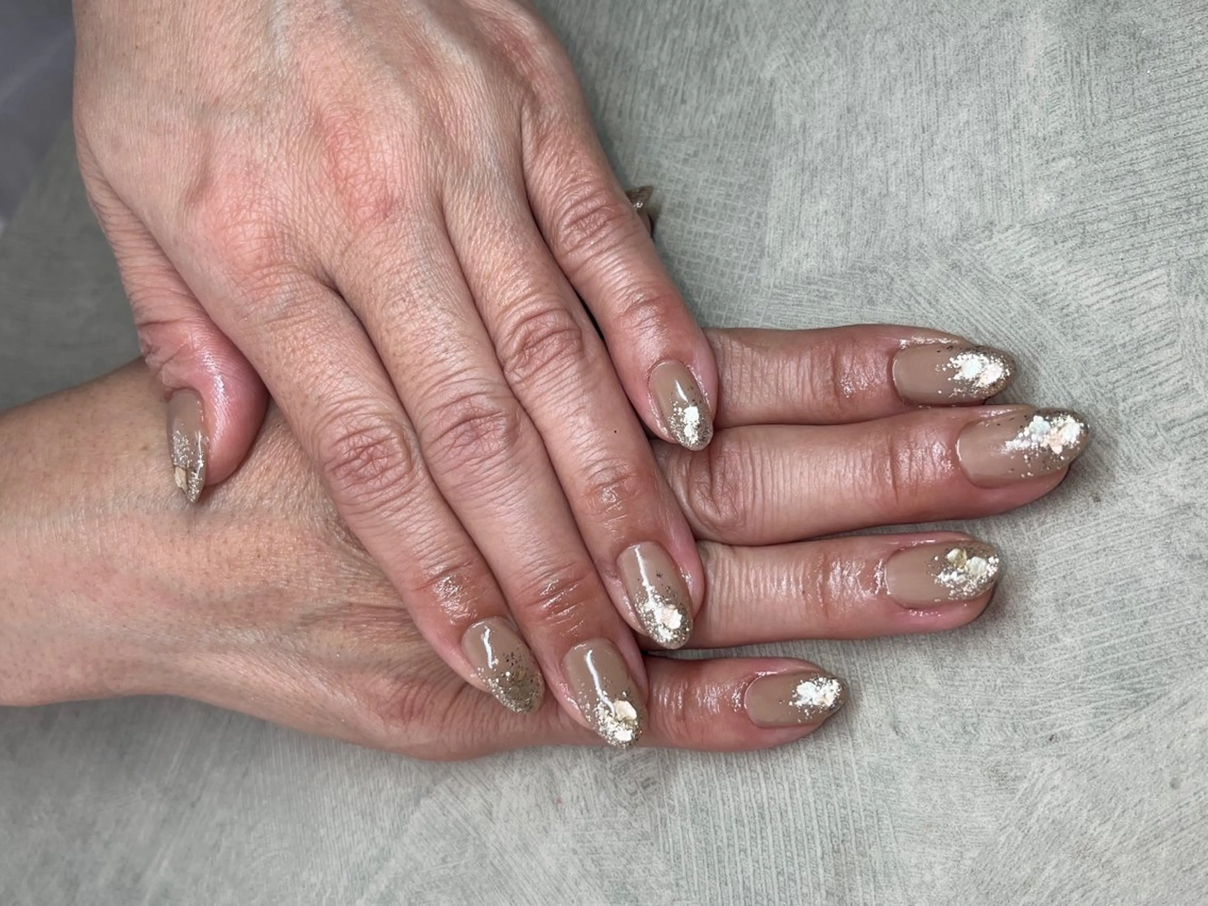 ネイル ラメ(グリッター) ニュアンスネイル MIKA ♡の眉毛・アイブロウイメージ