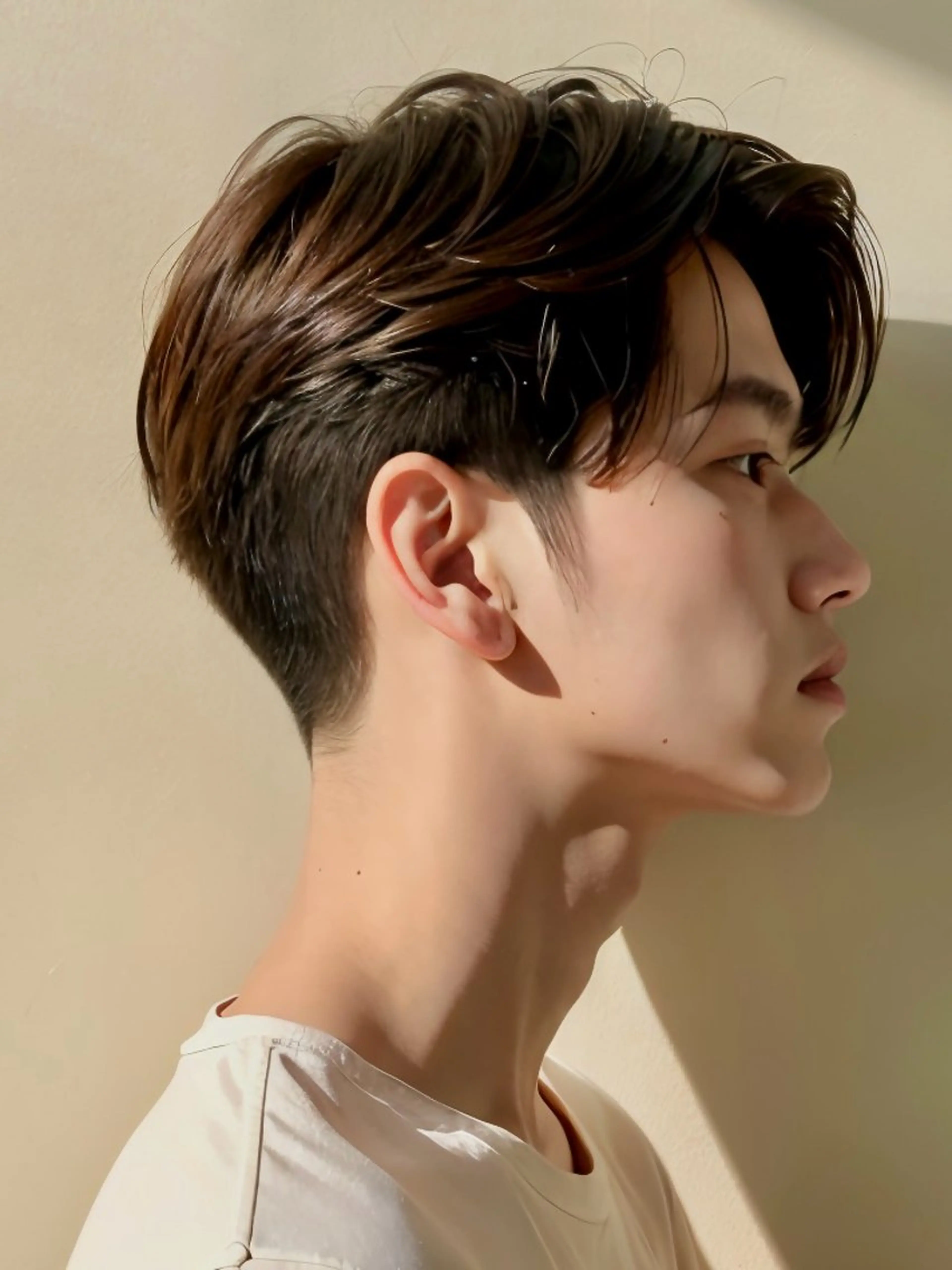 ショート カラー パーマ メンズ メンズ韓国風 ツーブロック 刈り上げ 韓国風ヘア ショートヘア 🎸メンズ/パーマ/ ショート🎸工藤達哉のヘアスタイル