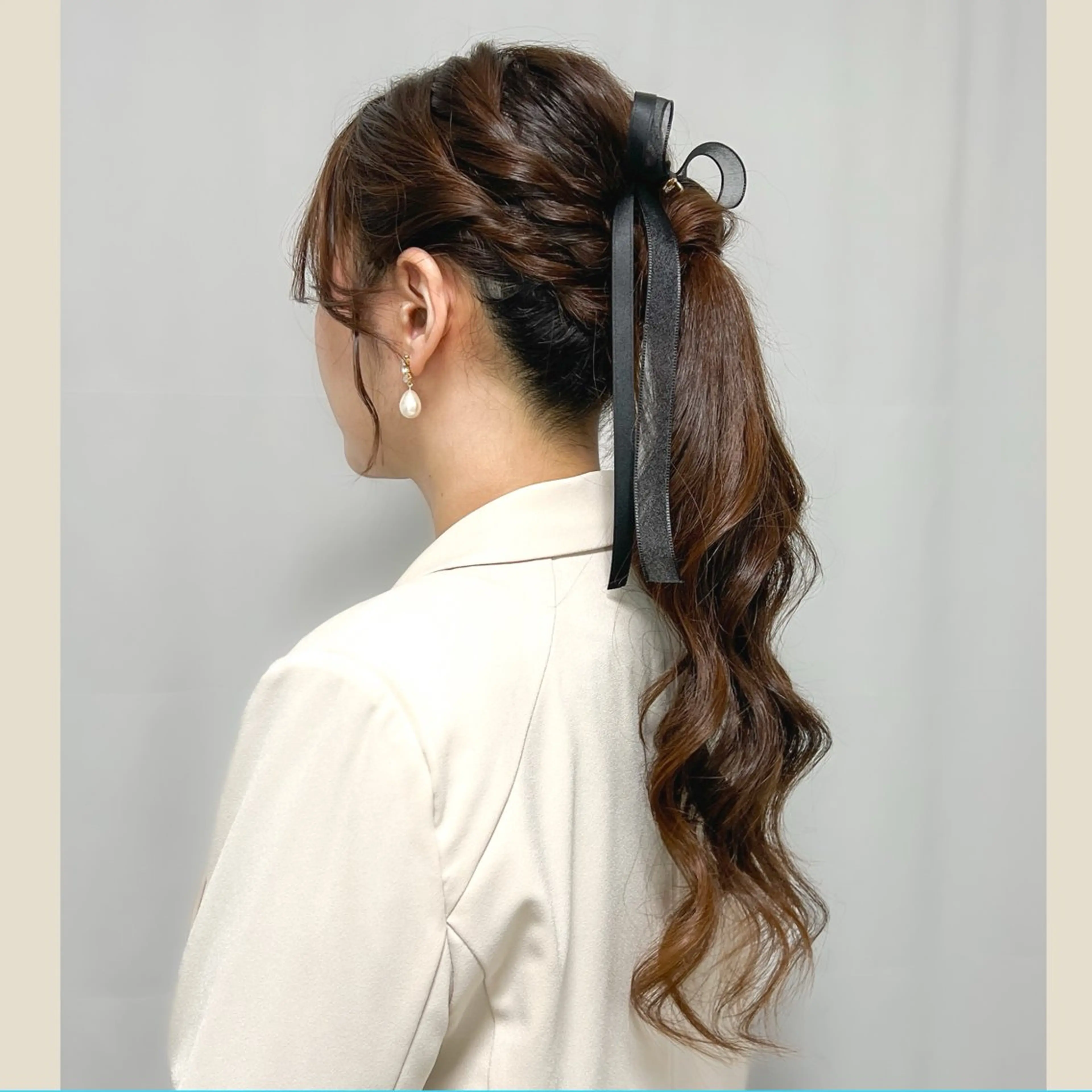 ヘアアレンジ ポニーテール ヘアセット リクエスト受付中🪞 CHATEAUのヘアスタイル