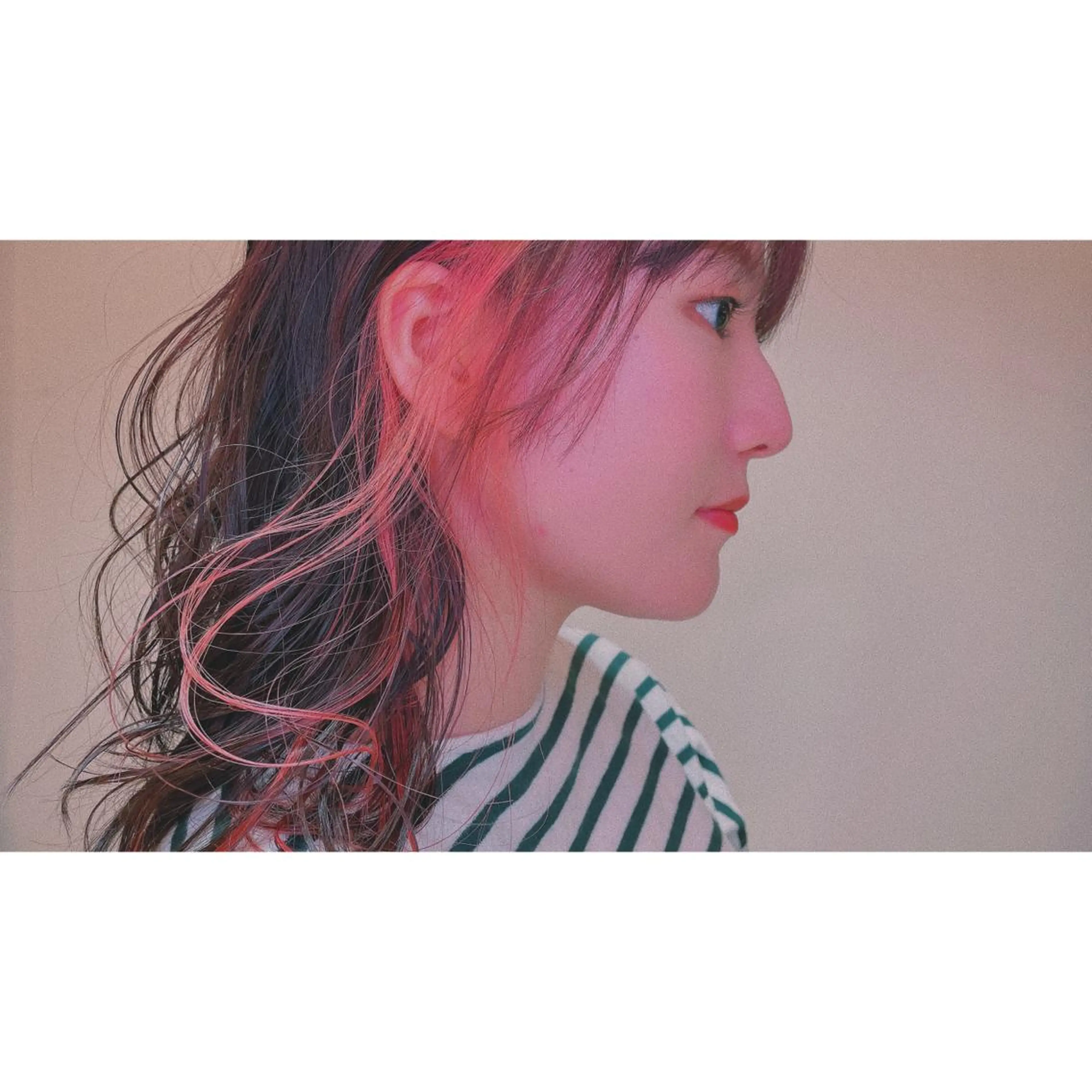 ミディアム カラー ピンクカラー カット トリートメント AGATES所属・齊藤 賢祐のヘアスタイル