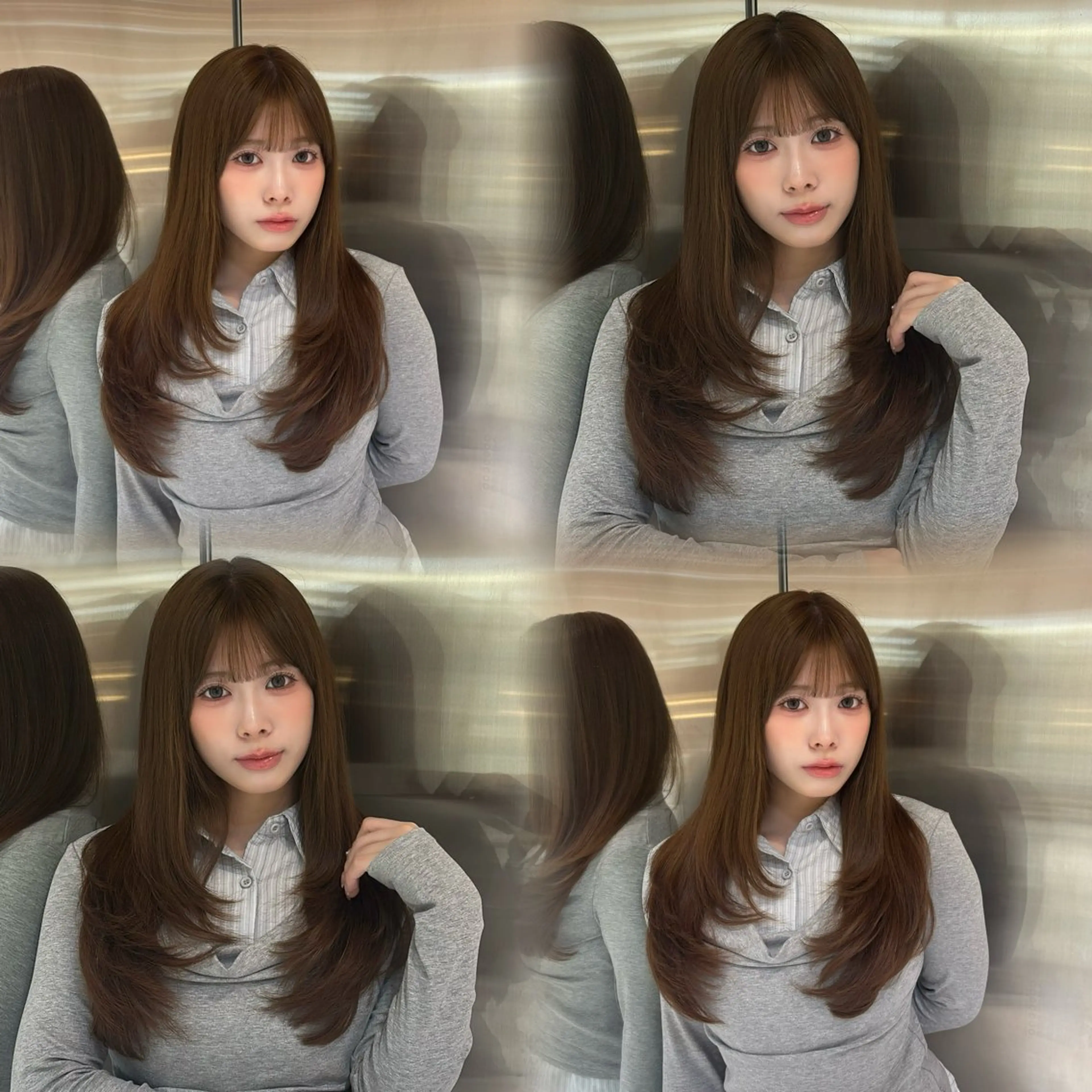 ロング ロング 新宿/韓国ヘア kurea🎀のヘアスタイル