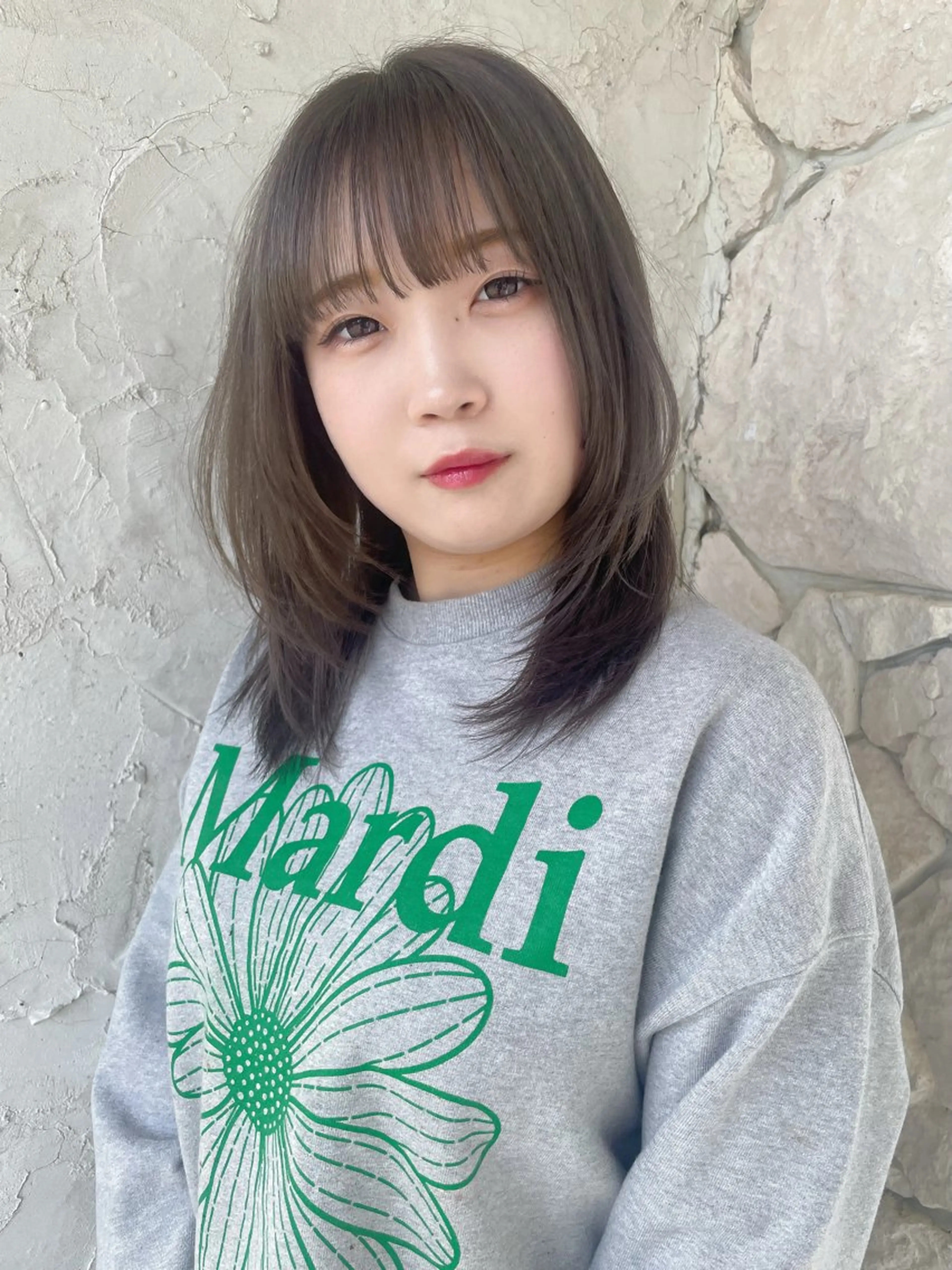 ミディアム ヘアカラー トリートメント 🌈高田大夢似合わせ 透明感カラー🌈のヘアスタイル