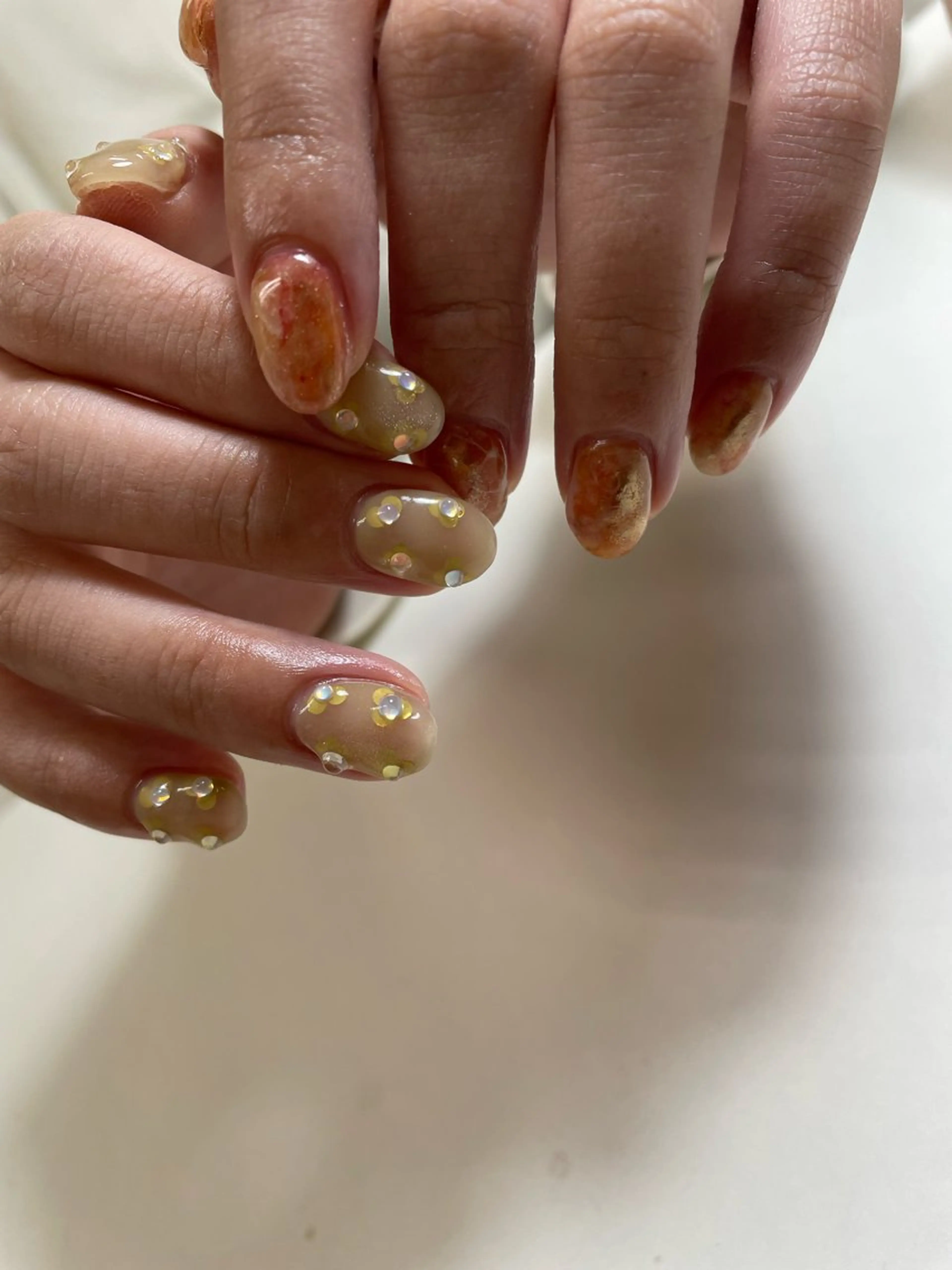 ネイル ハンドネイル フットネイル 🌕akuri🌖 渋谷/nuanceのネイルデザイン