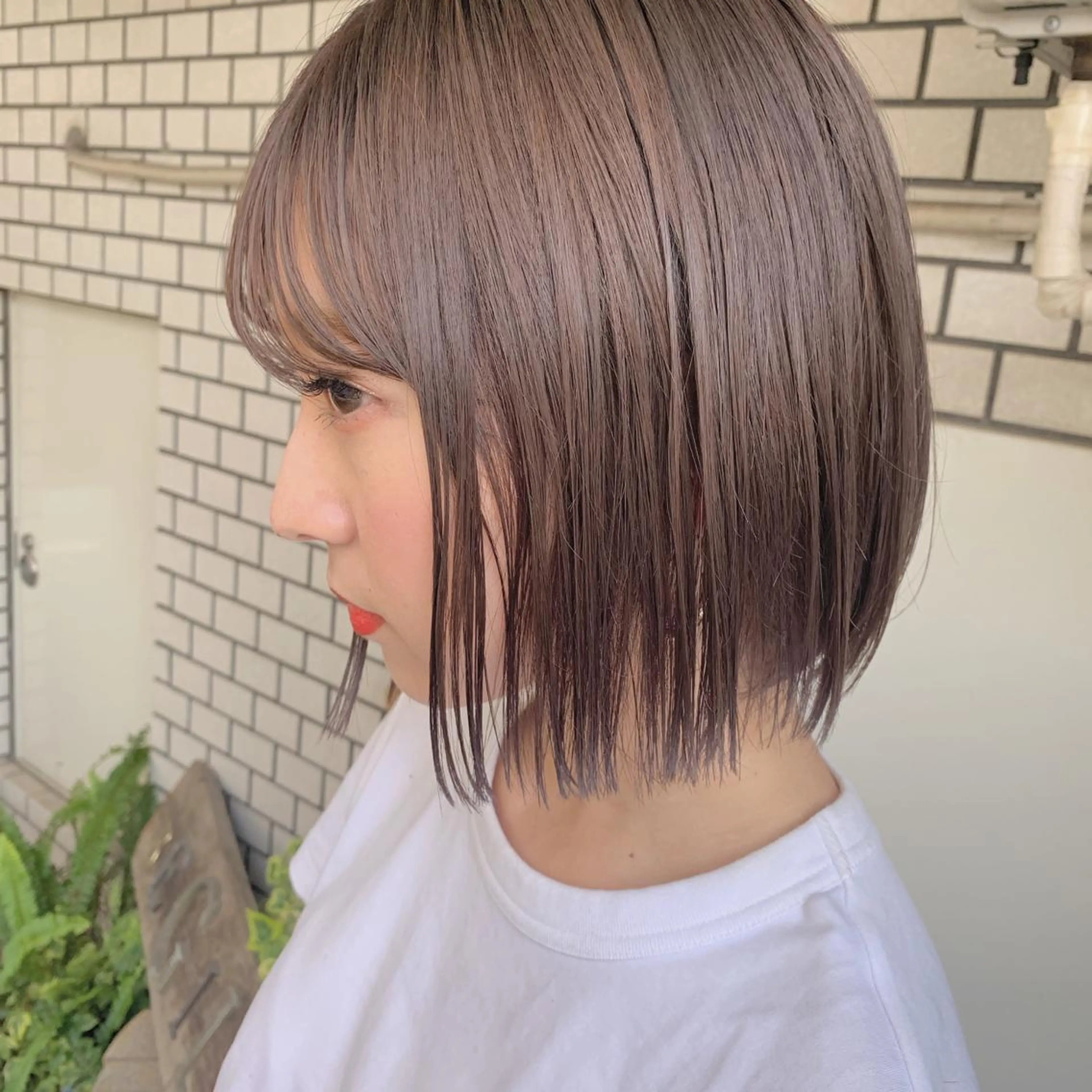 ショート カラー ベージュカラー ブリーチ ココアベージュ ボブ HARUKA ⭐️モデル募集中⭐️のヘアスタイル