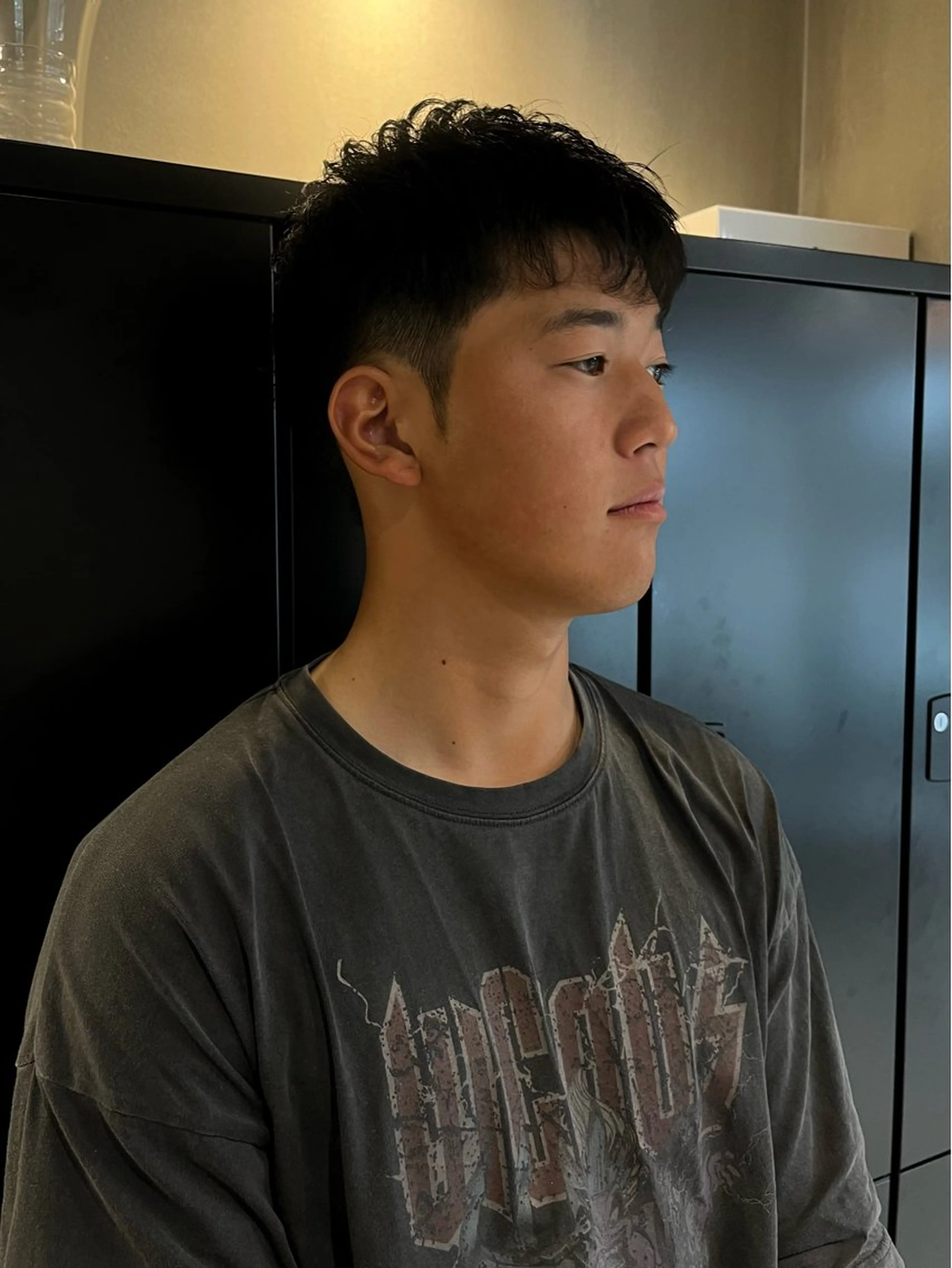 ショート メンズ くせ毛 カット レイヤー/メンズ/ kaedeのヘアスタイル