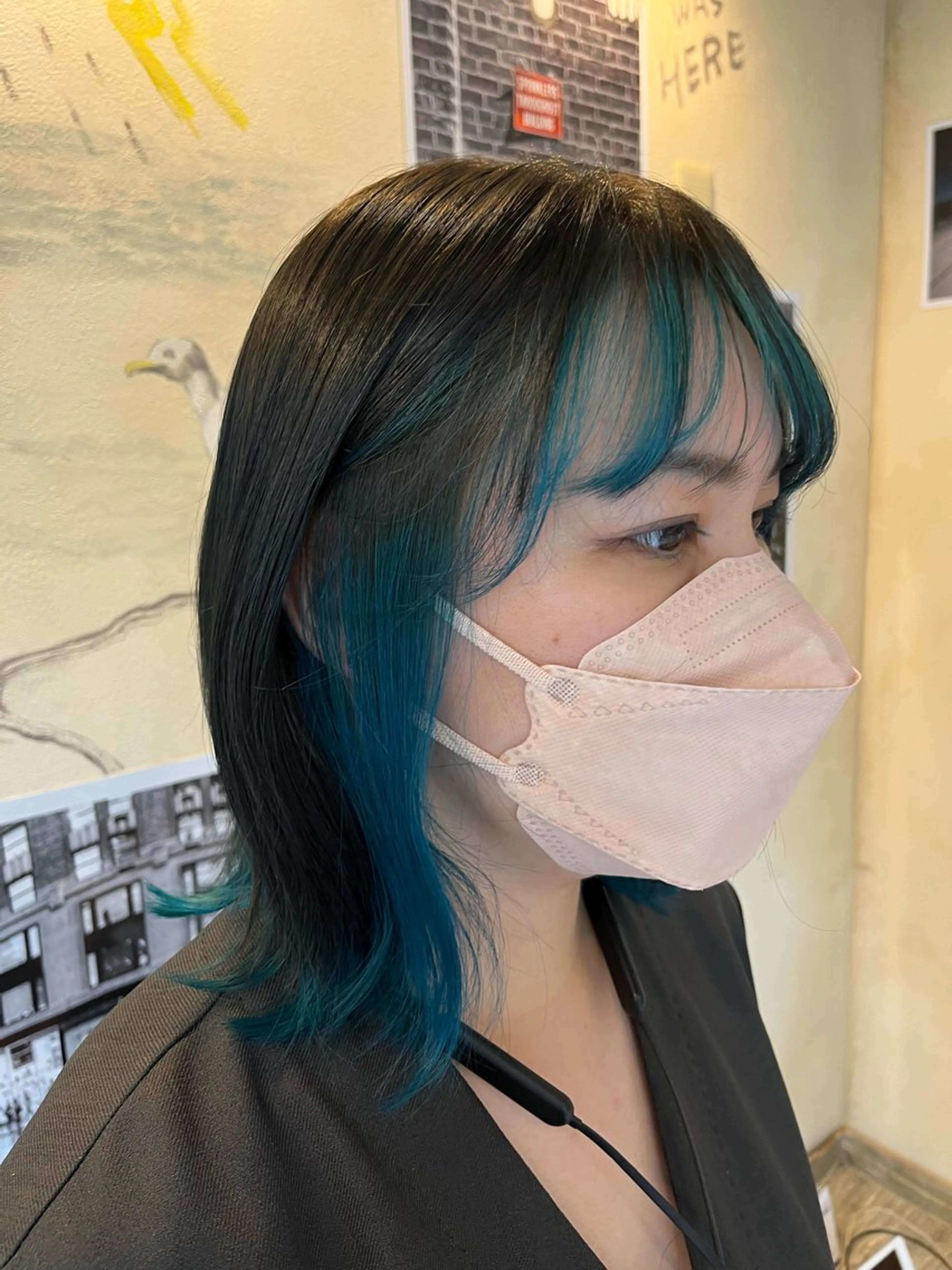 ミディアム カラー ヘアカラー 🩷ྀི暖色カラー 🫧ྀིススマゴチヨのヘアスタイル