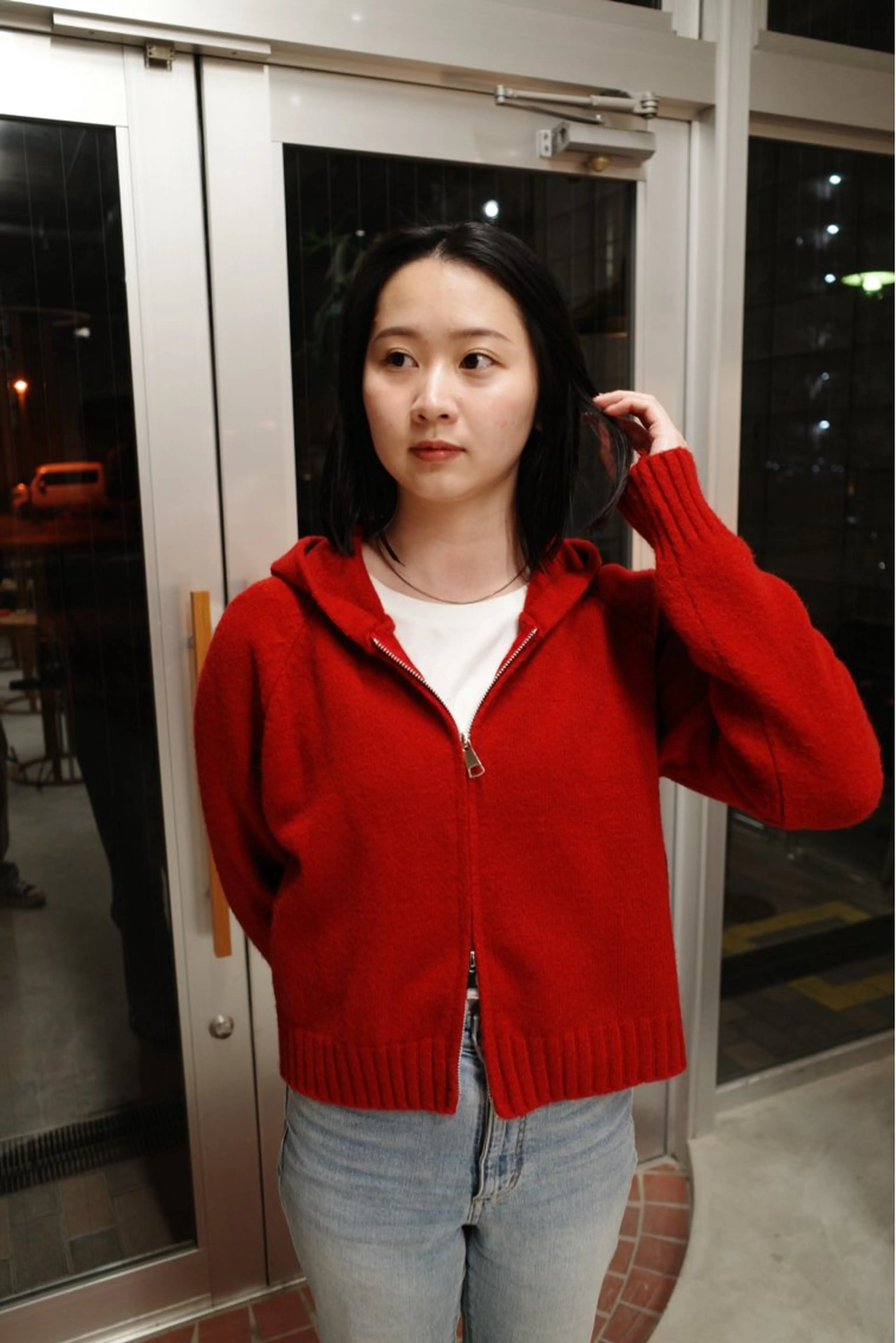 ミディアム パーマ/メンズ/ 鮫島竜海のヘアスタイル