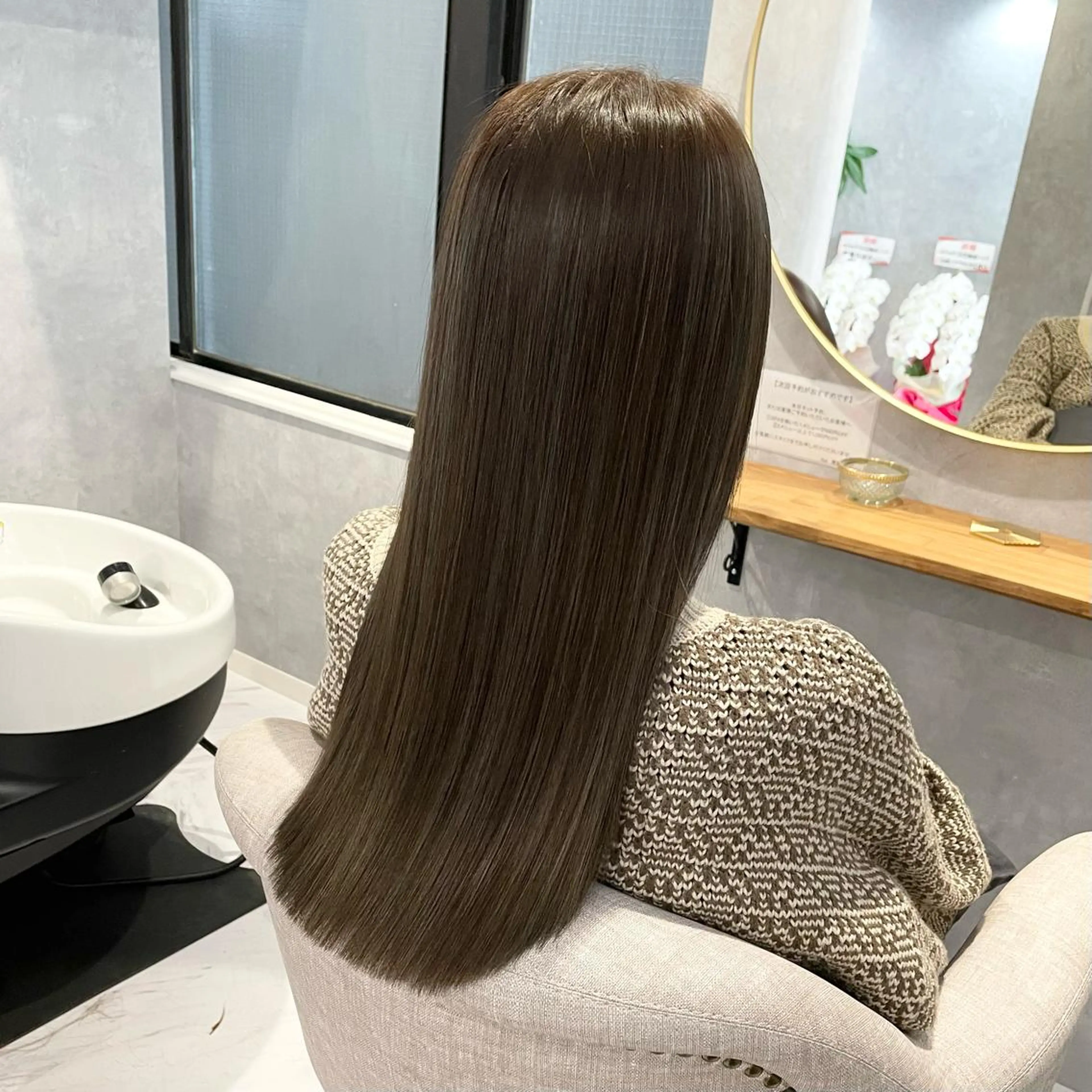ロング カラー トリートメント ヘッドスパ 髪質改善💍 natsukiのヘアスタイル