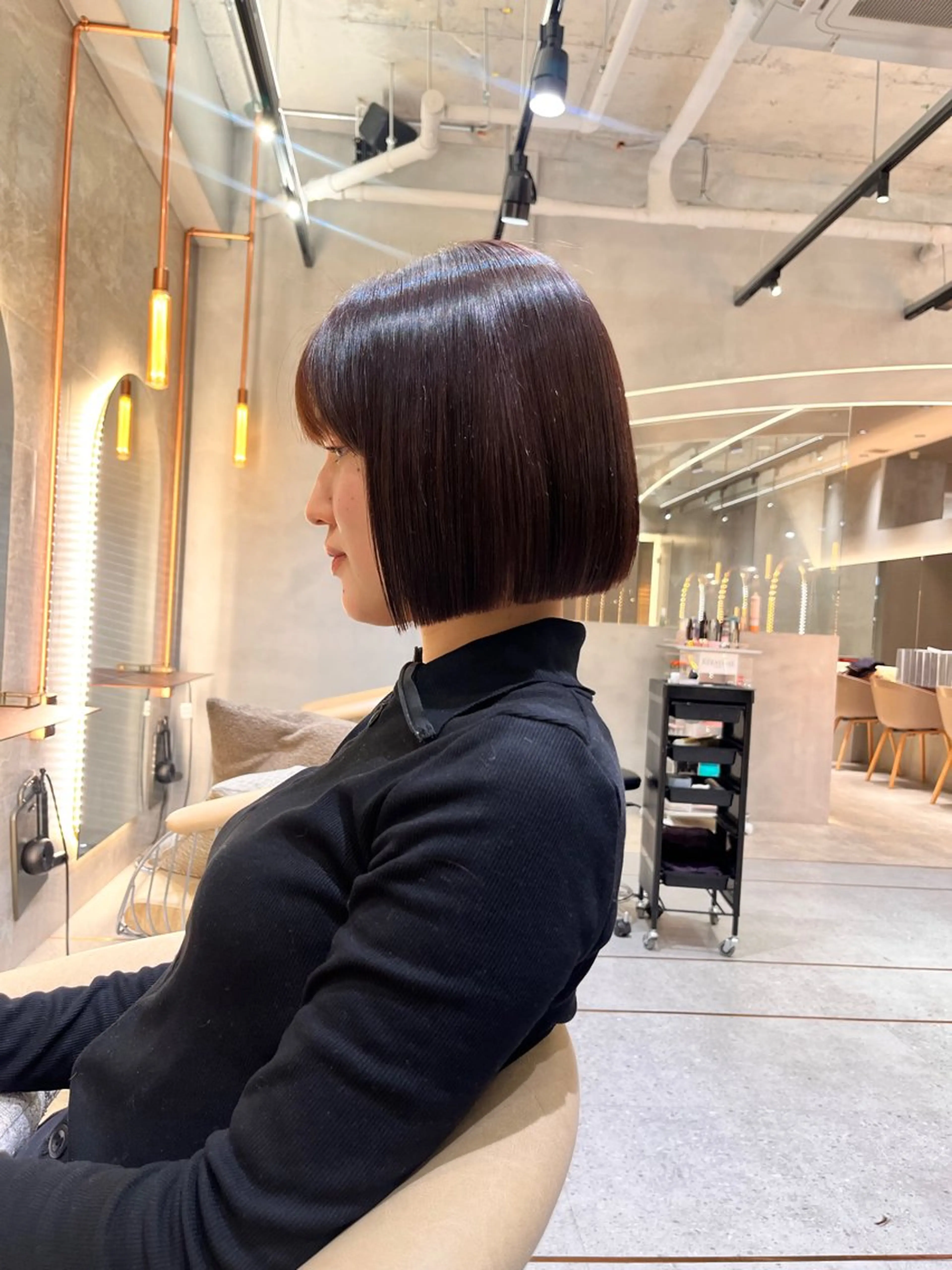 ショート hair salon AcRo 青山所属・表参道/髪質改善/ 大人ボブ/高野紅のヘアスタイル