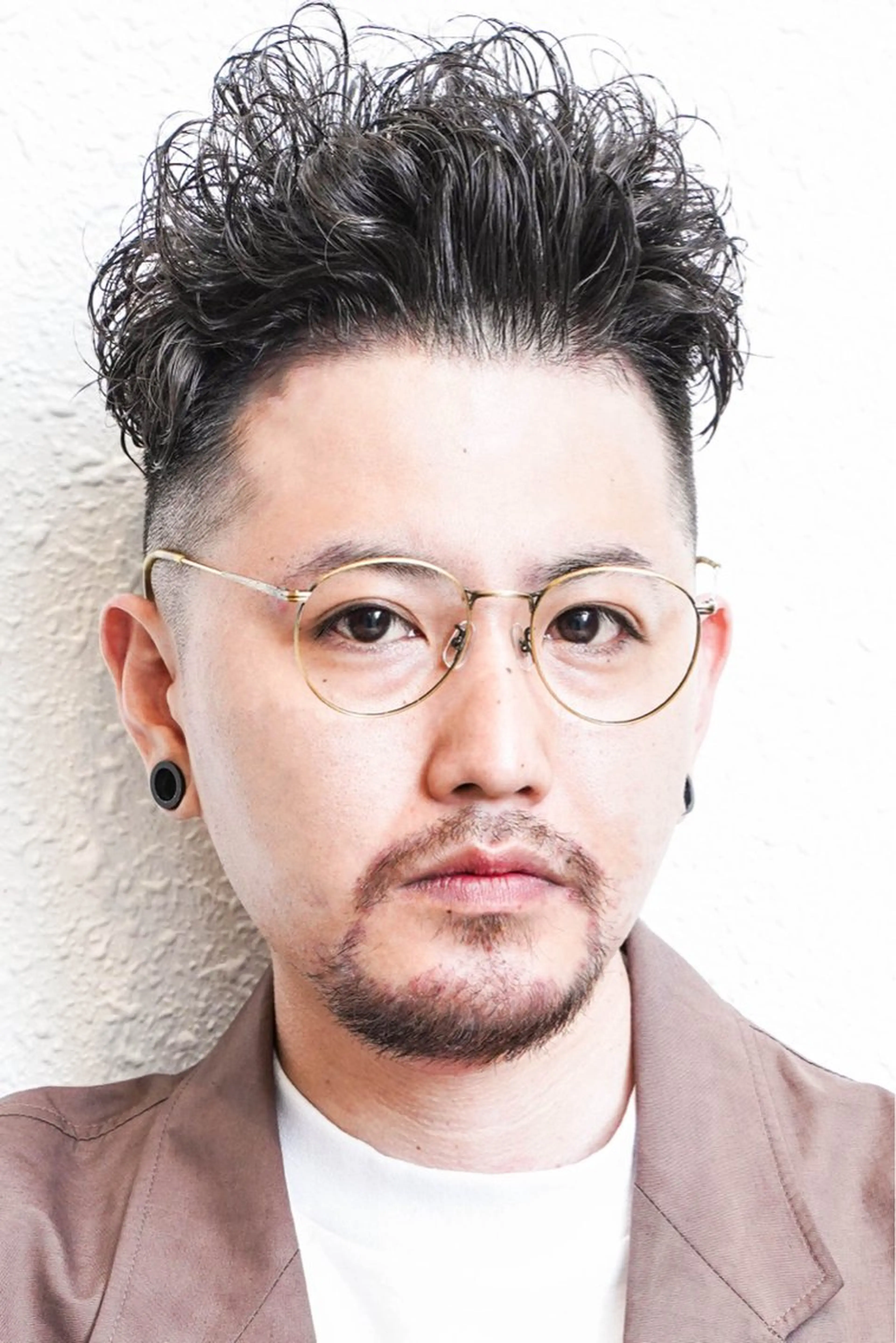 メンズ アップバング ビジネス 七三 刈り上げ メンズ専門美容室 JR宝塚駅徒歩１分のヘアスタイル