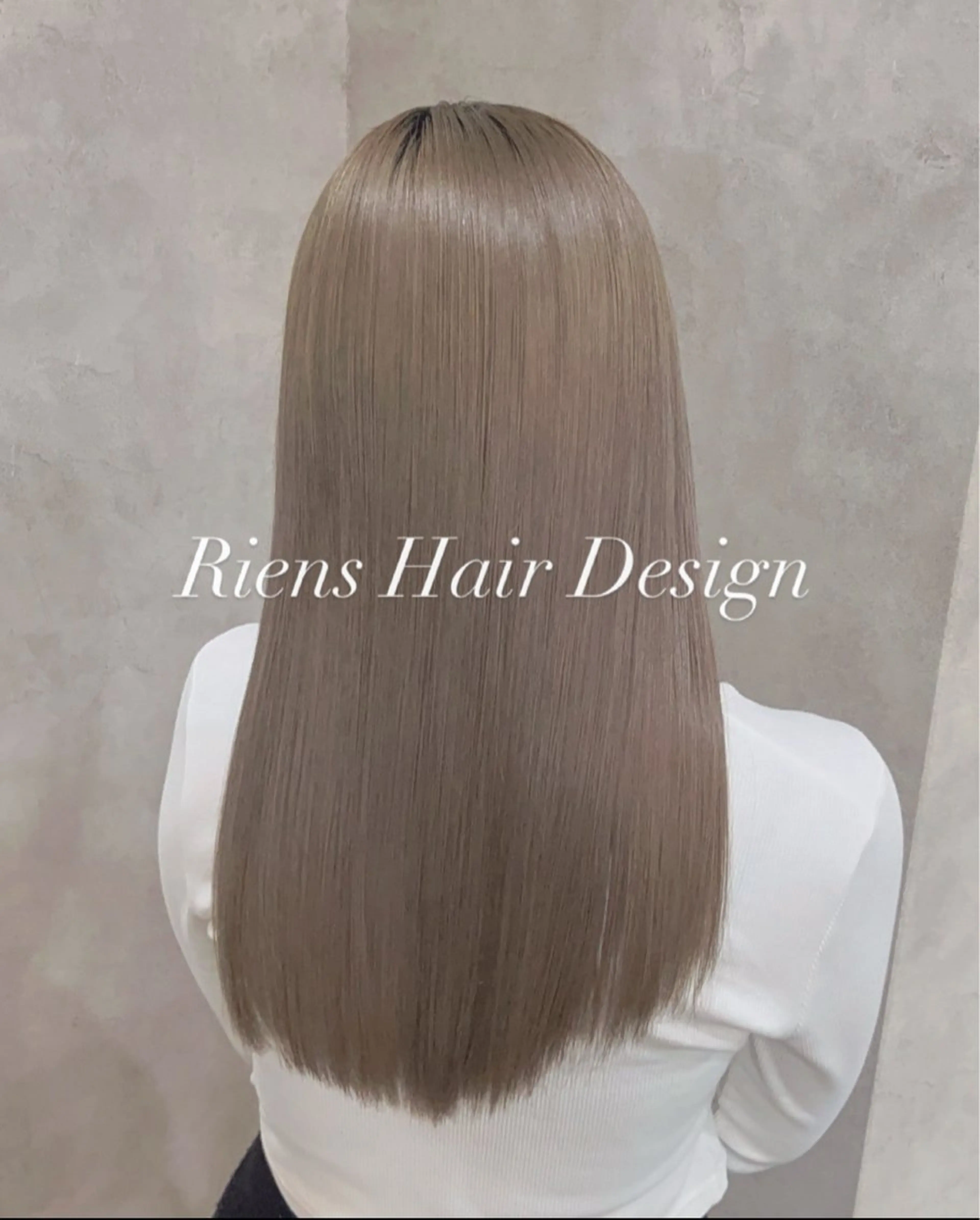 セミロング カラー ブリーチ RIENSaura /daichiのヘアスタイル