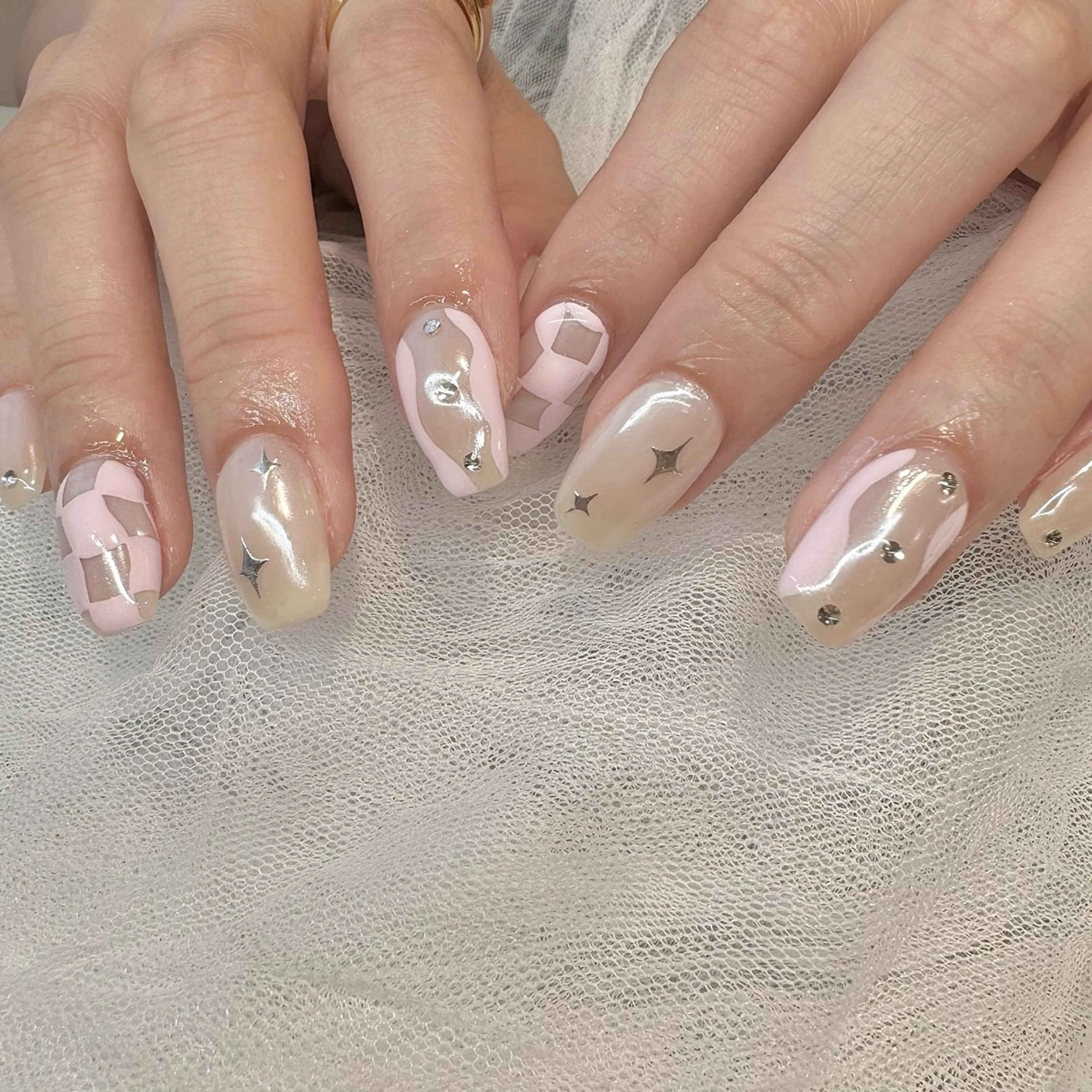 ネイル ハンドネイル 新井 ひなののネイルデザイン