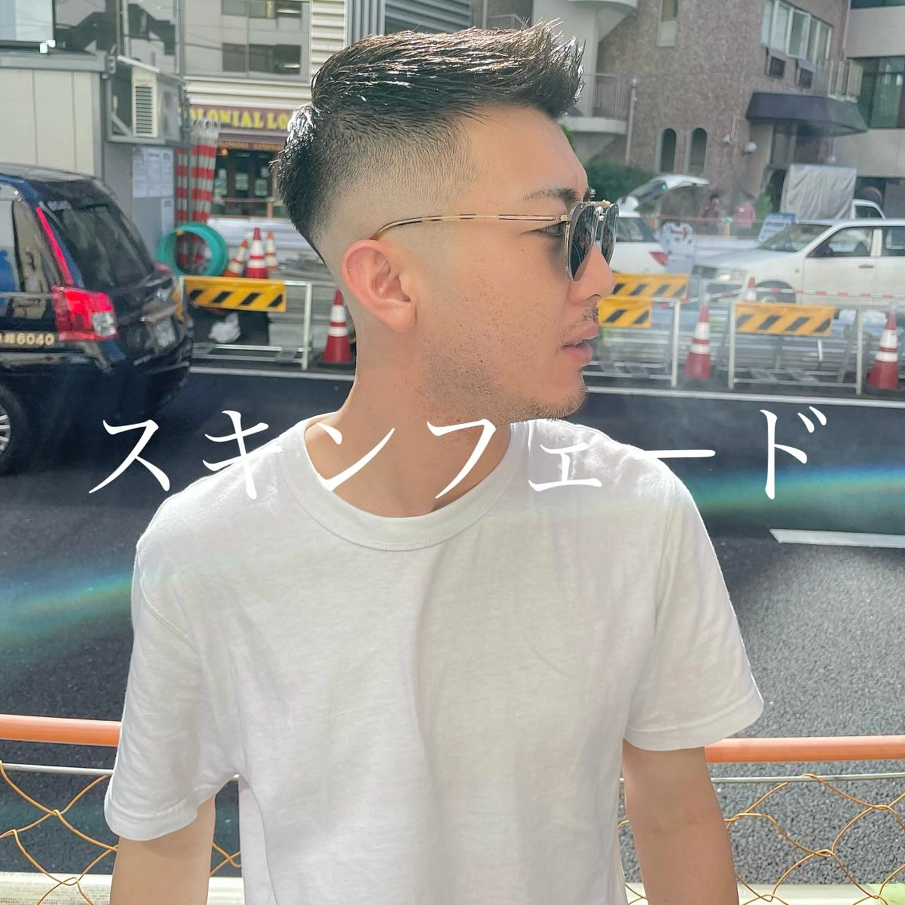 ショート メンズ フェードカット スキンフェード カット 💈メンズパーマ💈 ナカザワ リョウのヘアスタイル