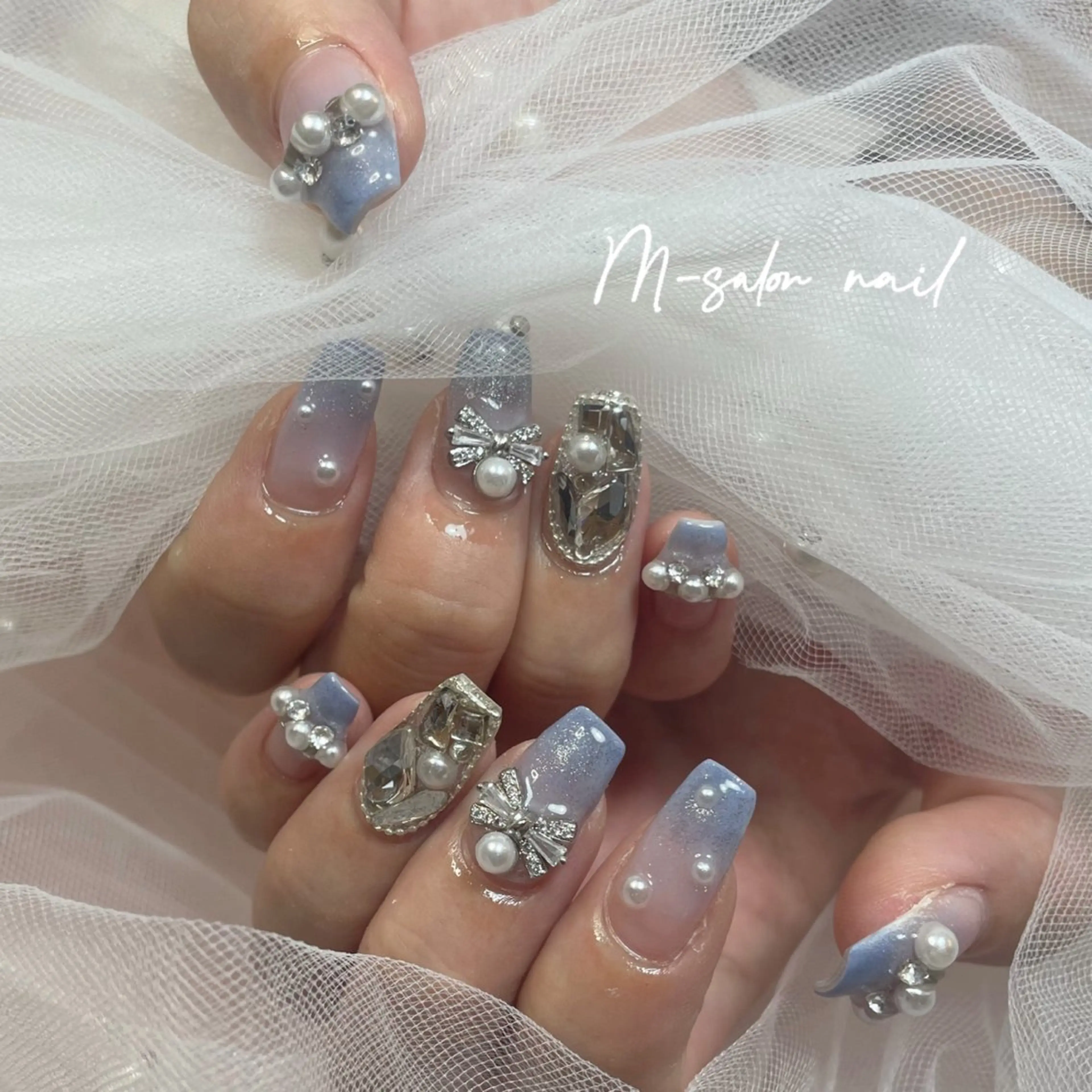 ネイル ハンドネイル 韓国/網紅/パーツ M-salonのネイルデザイン