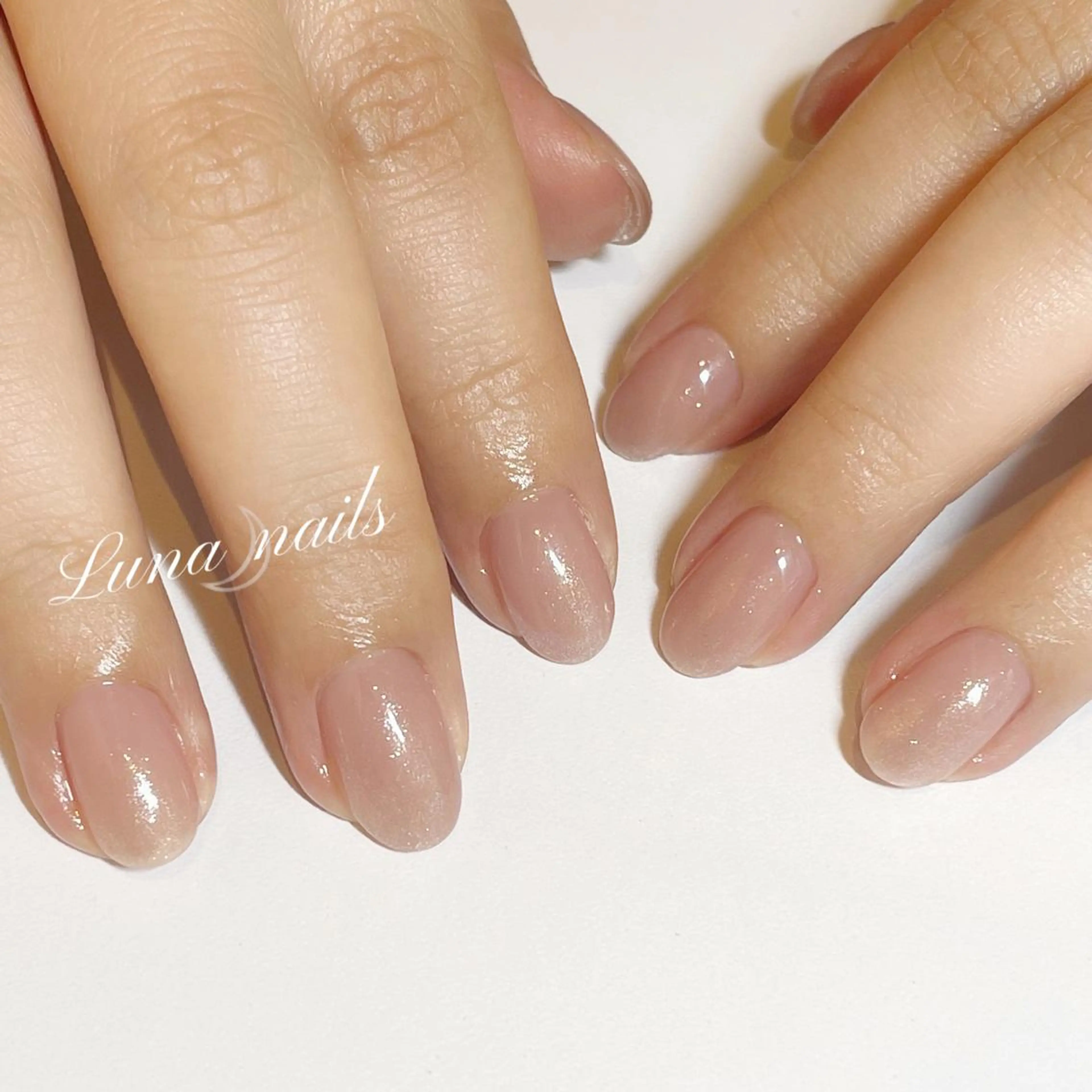 ネイル ハンドネイル ハンドケア yuka Luna nailsのネイルデザイン