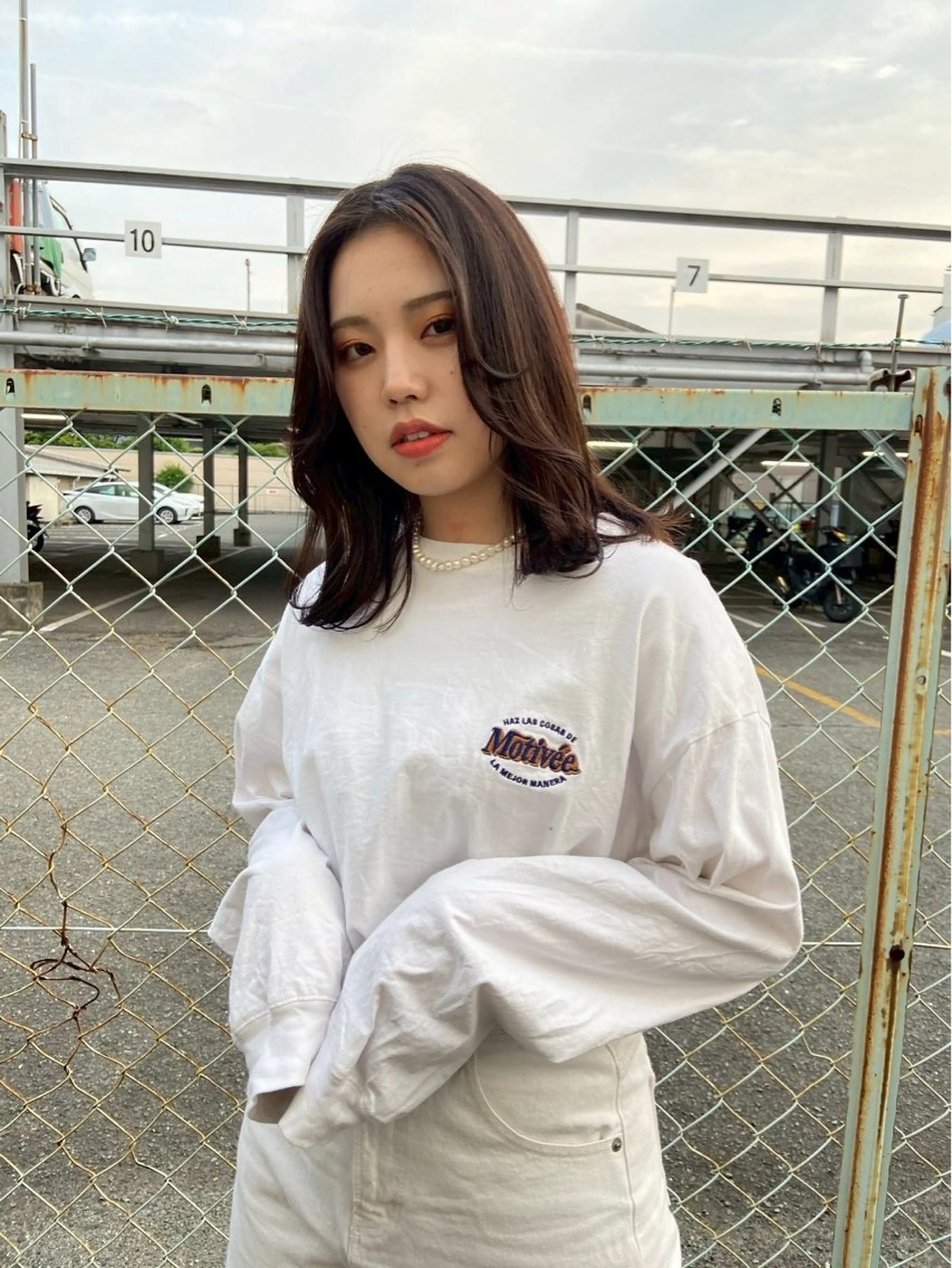 セミロング カラー TIDEHAIR shina⋆𝜗𝜚のヘアスタイル