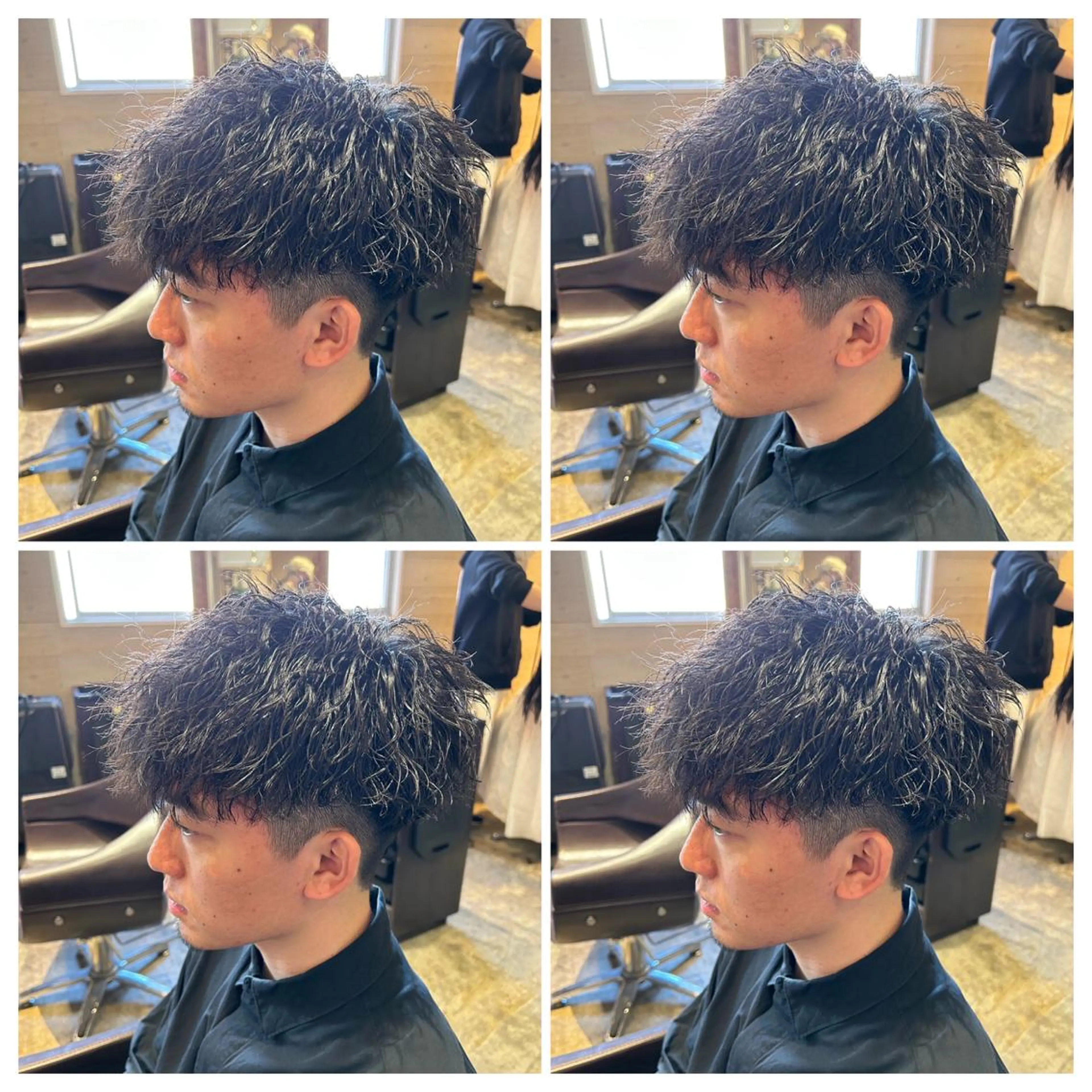 パーマ メンズ カット パーマ トリートメント 💎髪質改善／艶髪 荻原💎のヘアスタイル