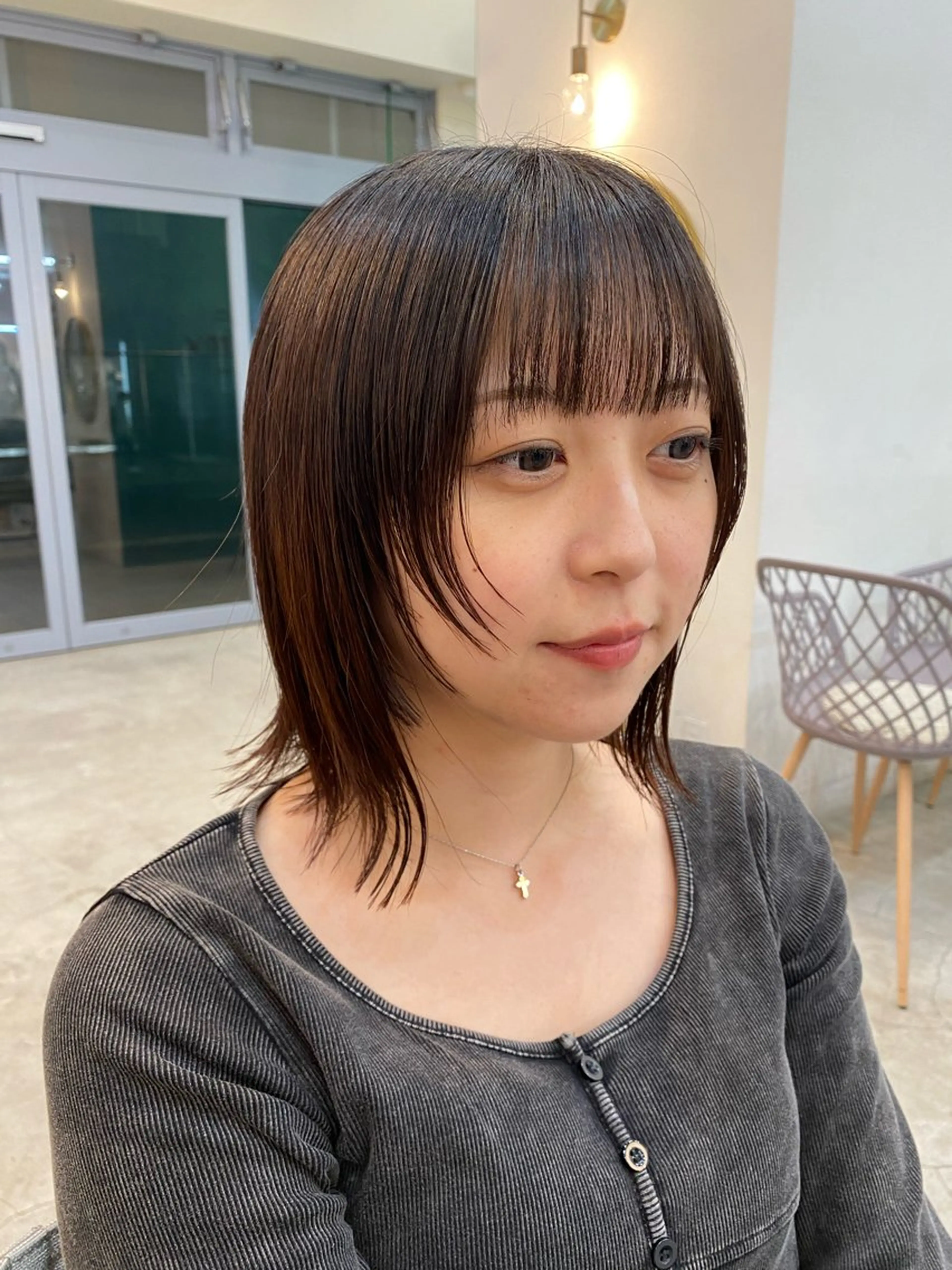 ミディアム ボブ 似合わせヘア 💇🏻‍♀/マリアのヘアスタイル